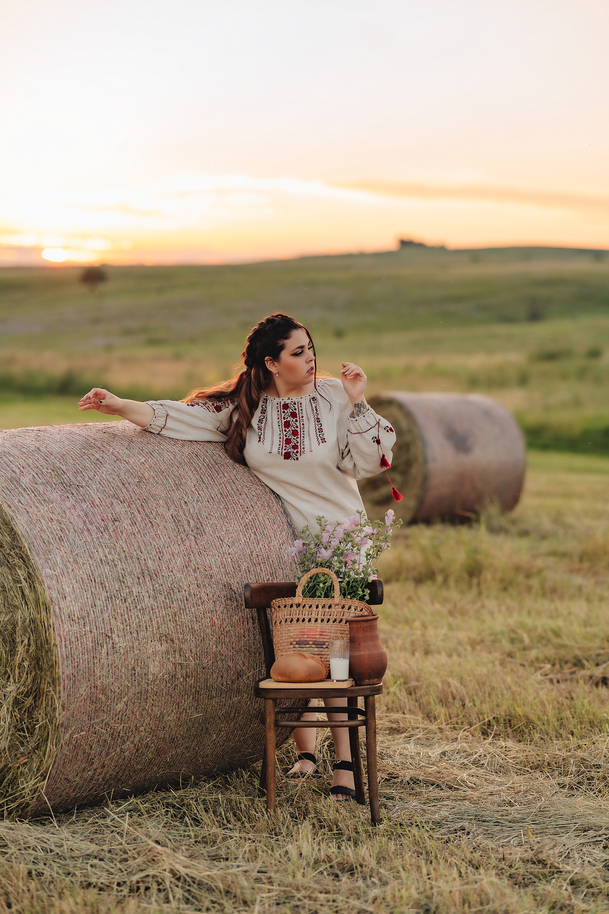 Надежда | Съемка в деревенском стиле. Фотограф Карина Шмулёва. Воронеж и область