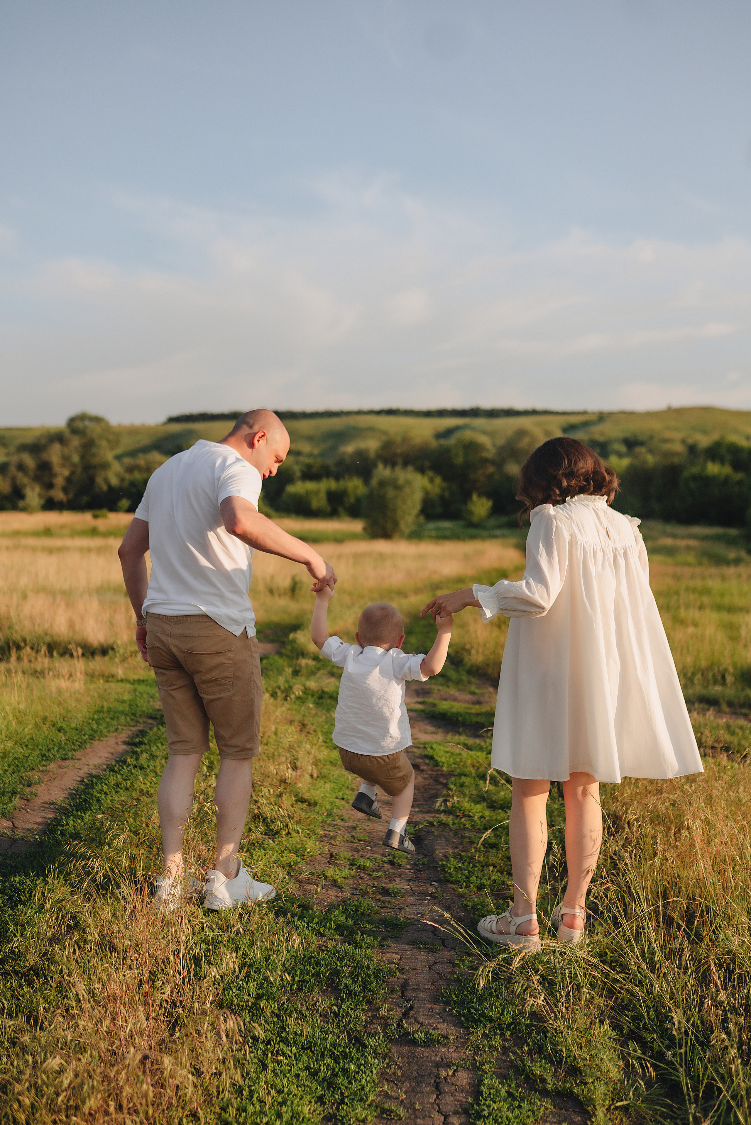 Семейная съемка на закате. Фотограф Карина Шмулёва. Воронеж и область