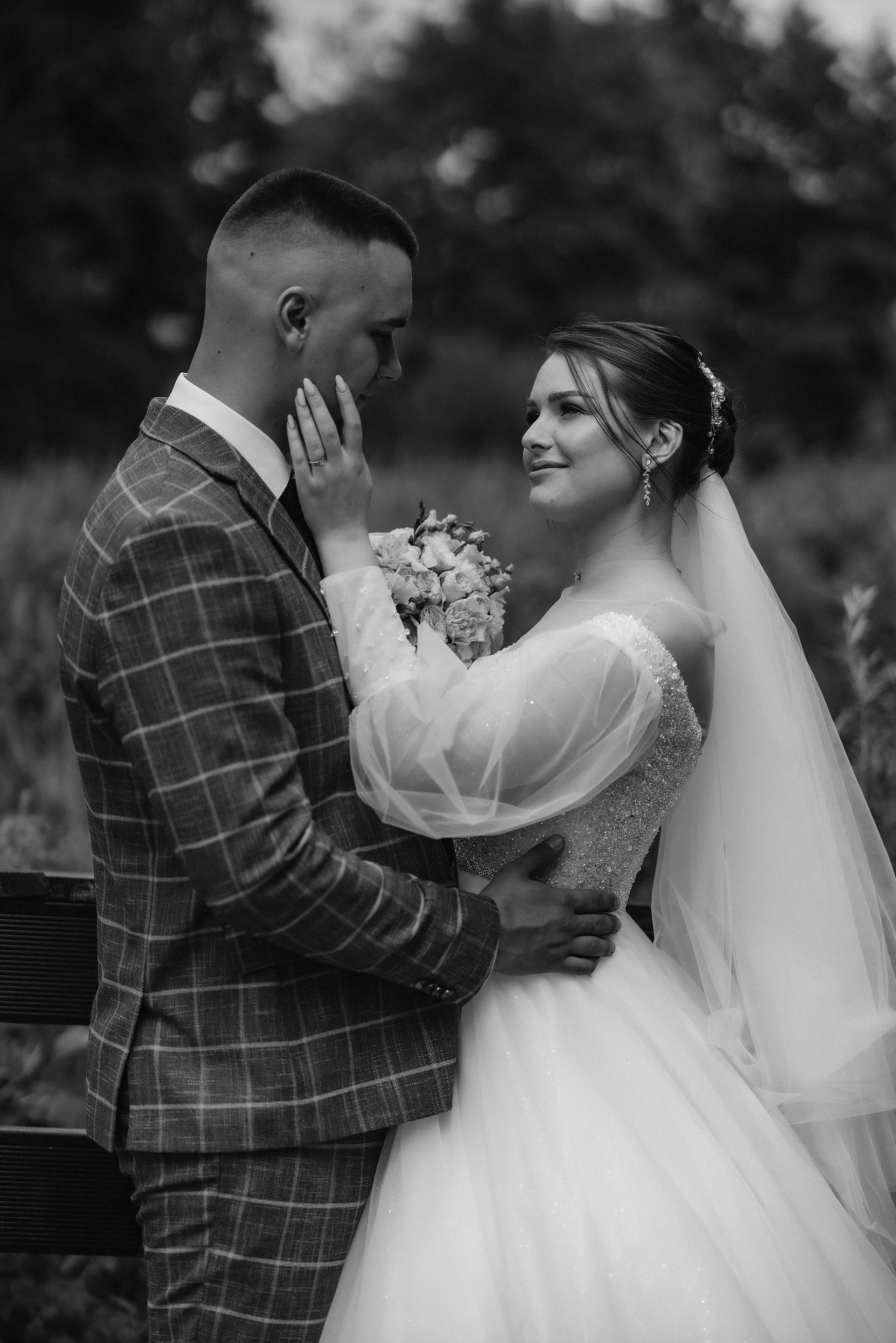 Ирина и Иван | Черно-белая серия. Фотограф Карина Шмулёва. Воронеж и область