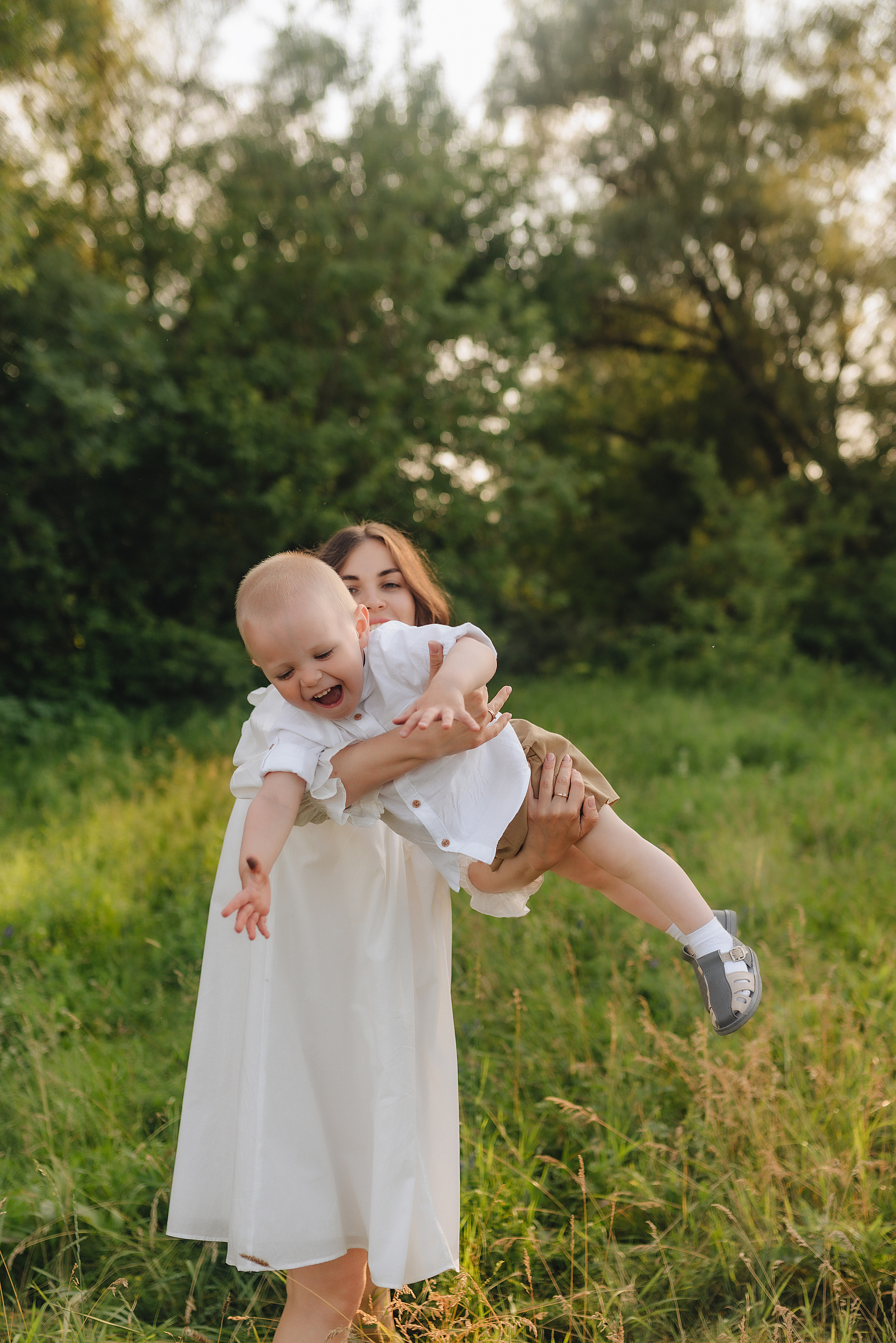 Семейная съемка на закате. Фотограф Карина Шмулёва. Воронеж и область