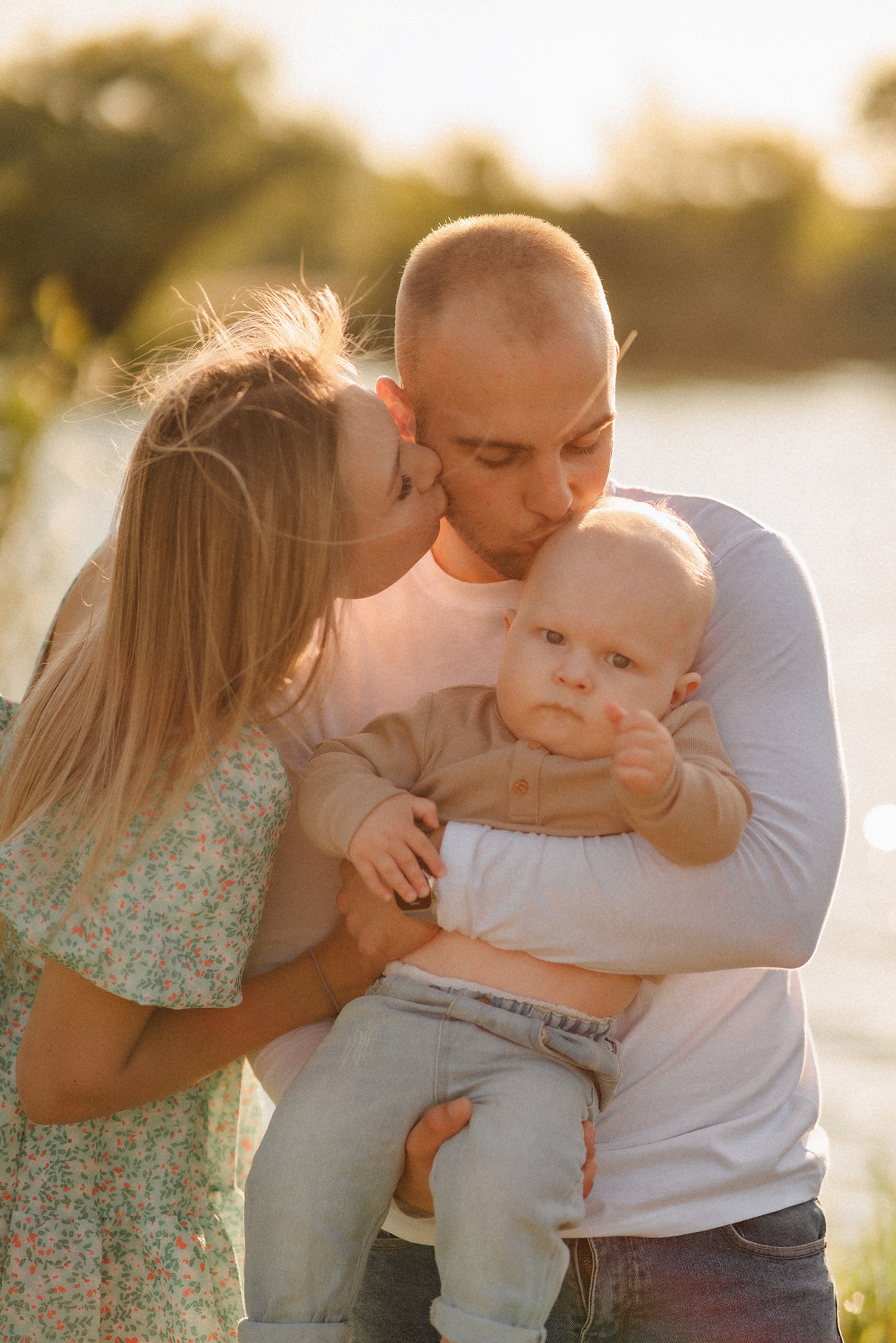 Анастасия, Артём и Денис | Съемка на закате в сентябре. Фотограф Карина Шмулёва. Воронеж и область