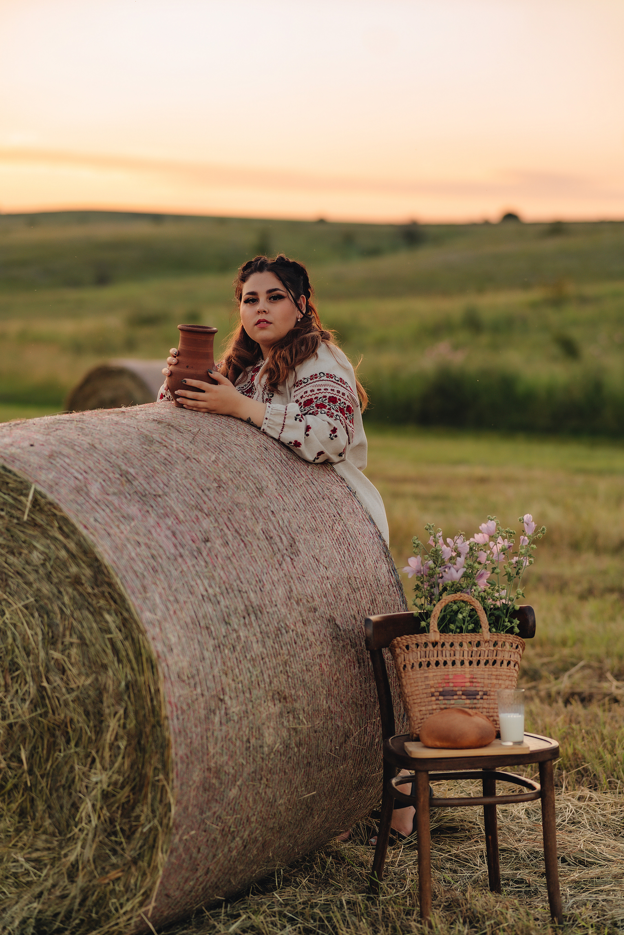 Надежда | Съемка в деревенском стиле. Фотограф Карина Шмулёва. Воронеж и область