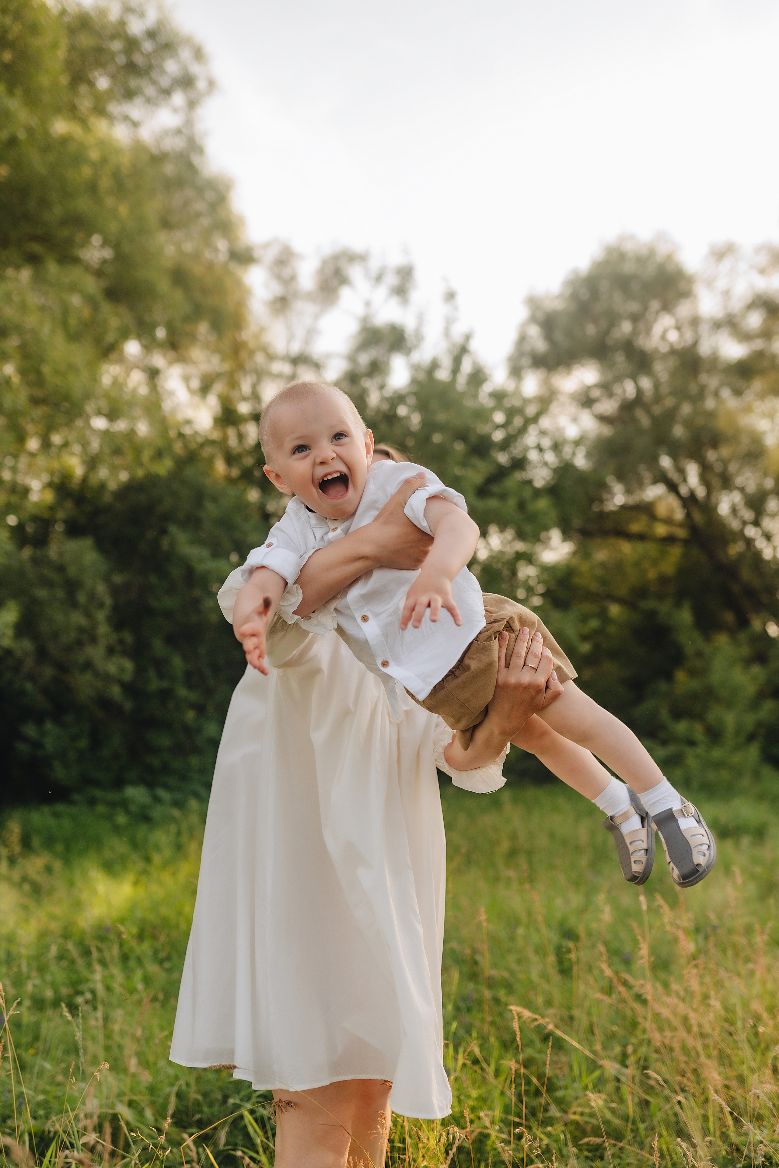 Семейная съемка на закате. Фотограф Карина Шмулёва. Воронеж и область