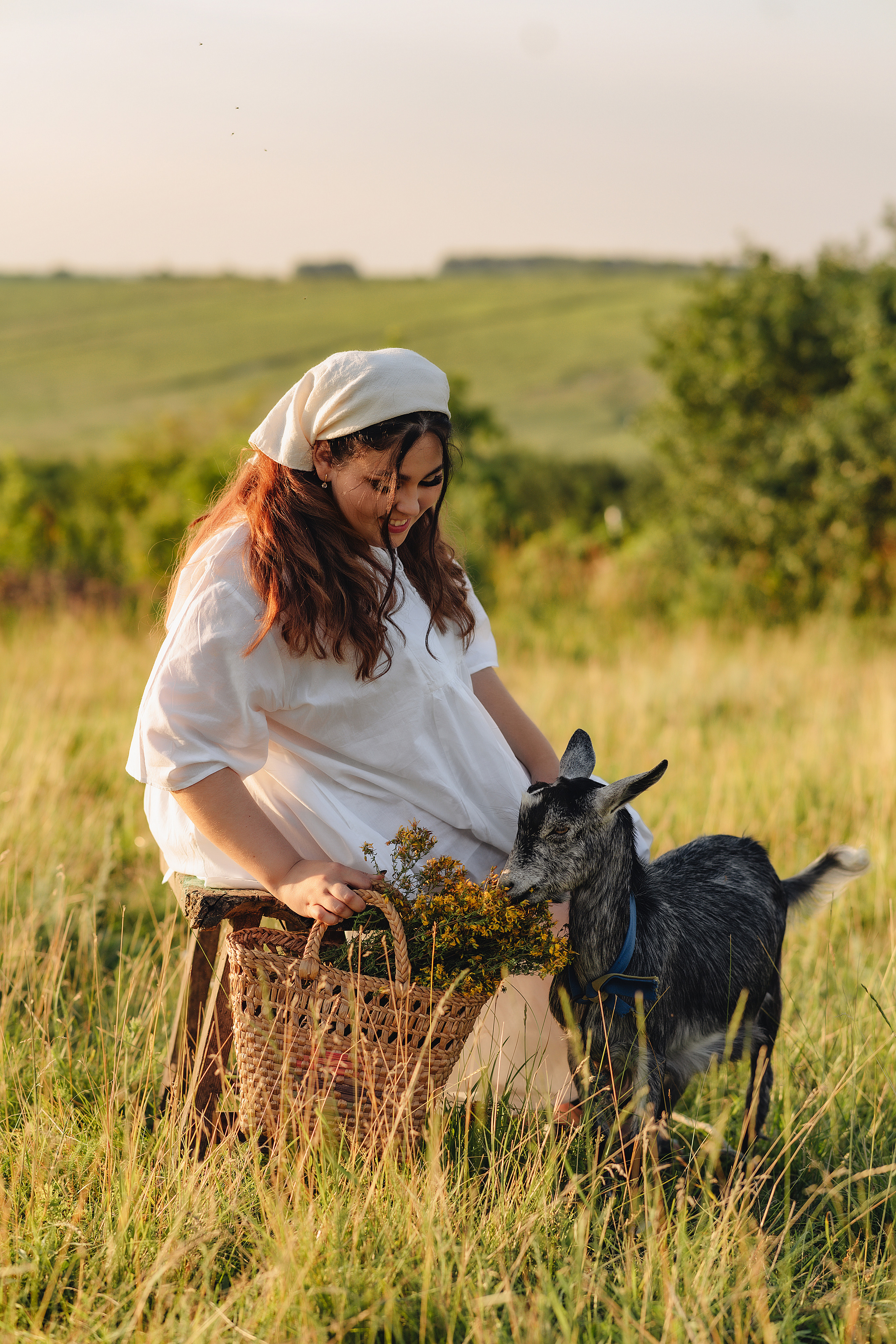 Надежда | Съемка в деревенском стиле. Фотограф Карина Шмулёва. Воронеж и область