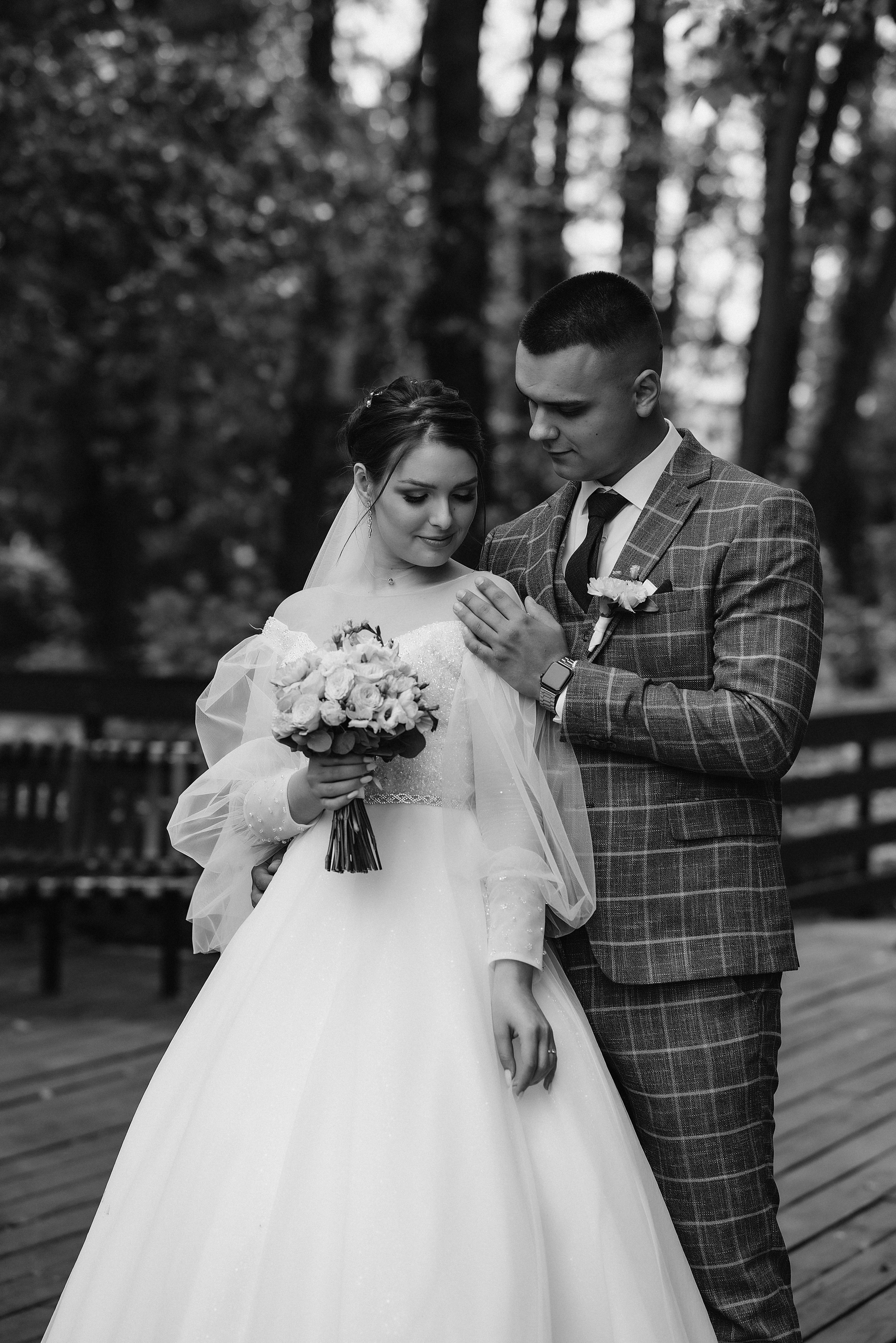 Ирина и Иван | Черно-белая серия. Фотограф Карина Шмулёва. Воронеж и область