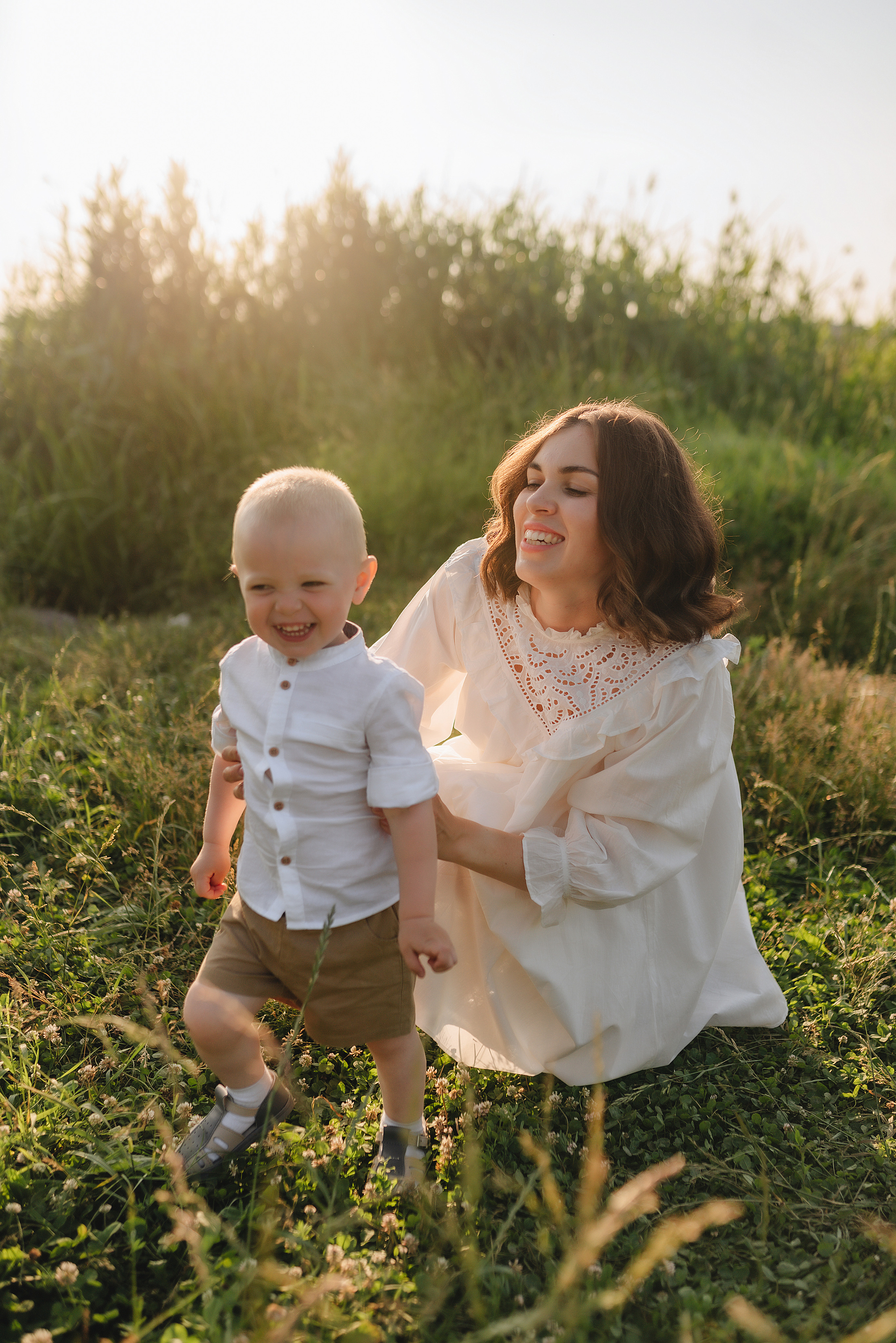 Семейная съемка на закате. Фотограф Карина Шмулёва. Воронеж и область