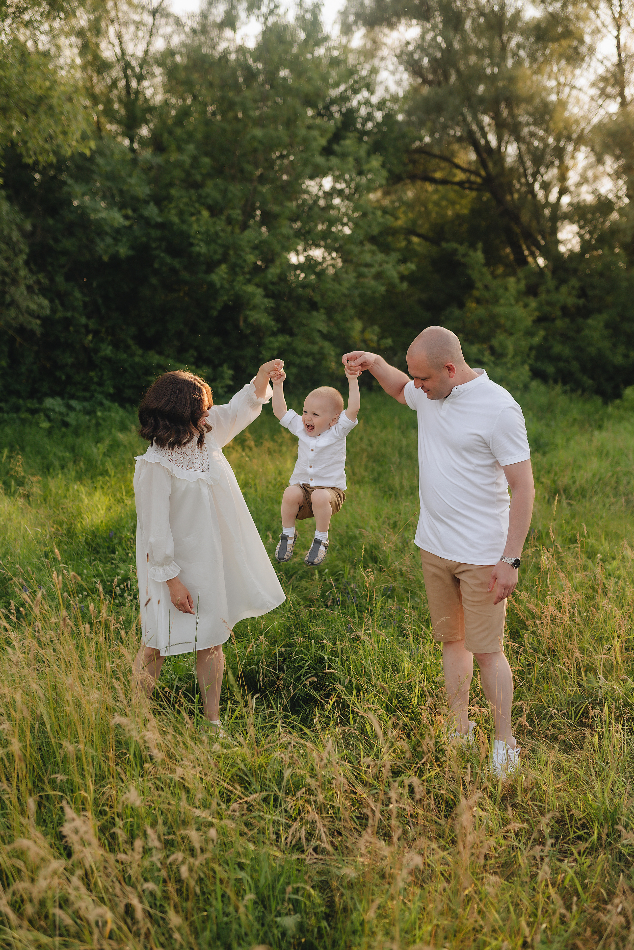 Семейная съемка на закате. Фотограф Карина Шмулёва. Воронеж и область