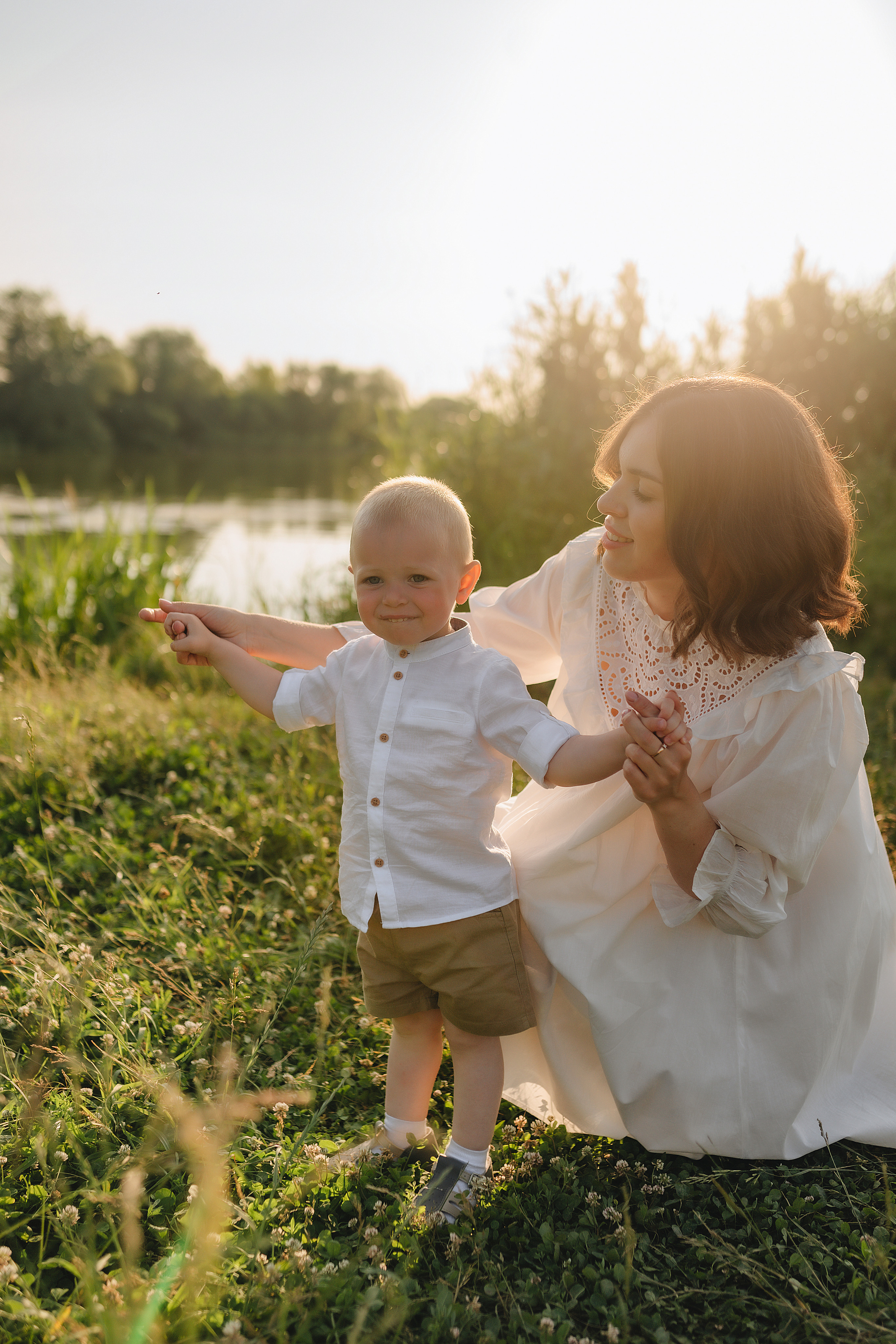 Семейная съемка на закате. Фотограф Карина Шмулёва. Воронеж и область