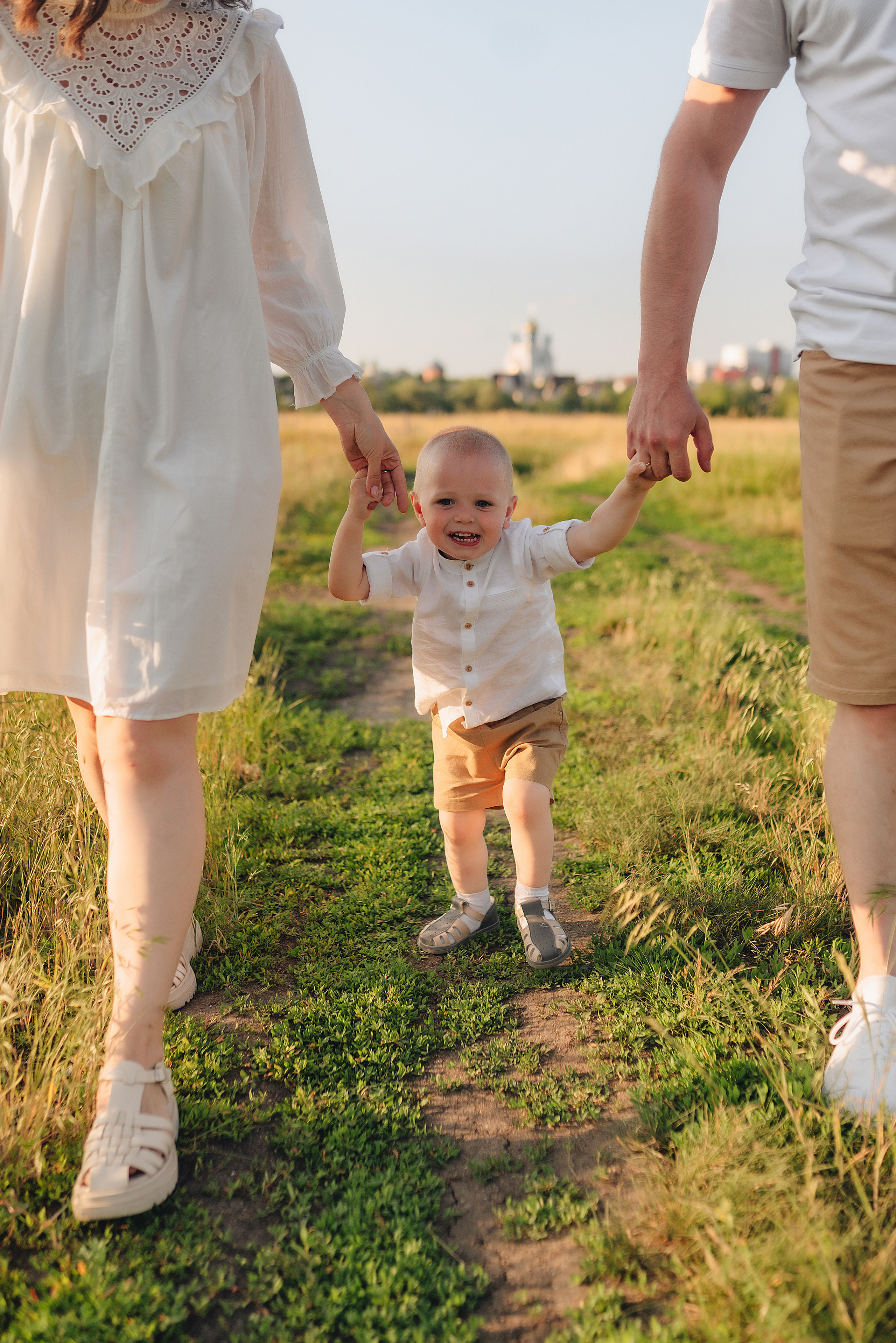 Семейная съемка на закате. Фотограф Карина Шмулёва. Воронеж и область