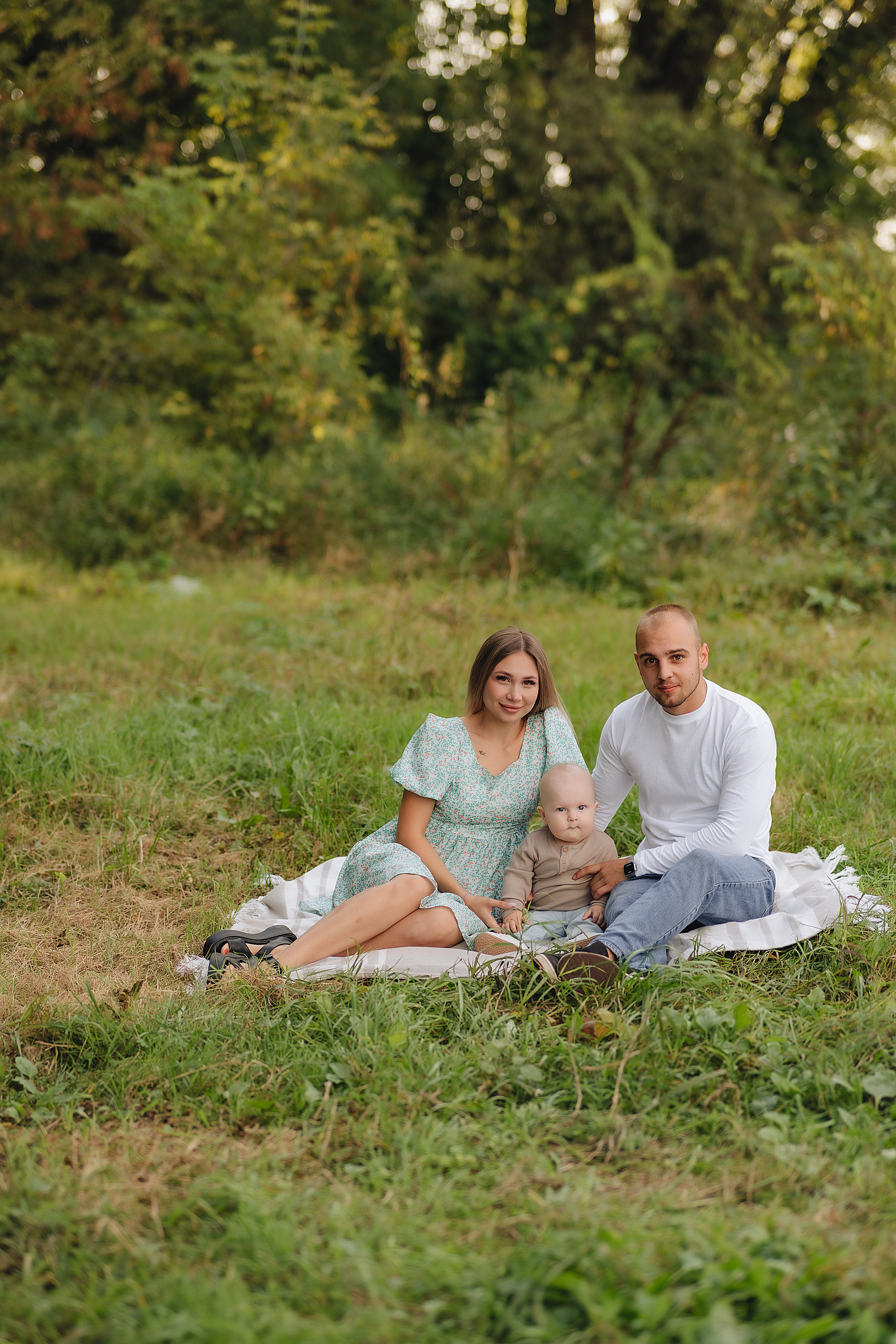 Анастасия, Артём и Денис | Съемка на закате в сентябре. Фотограф Карина Шмулёва. Воронеж и область