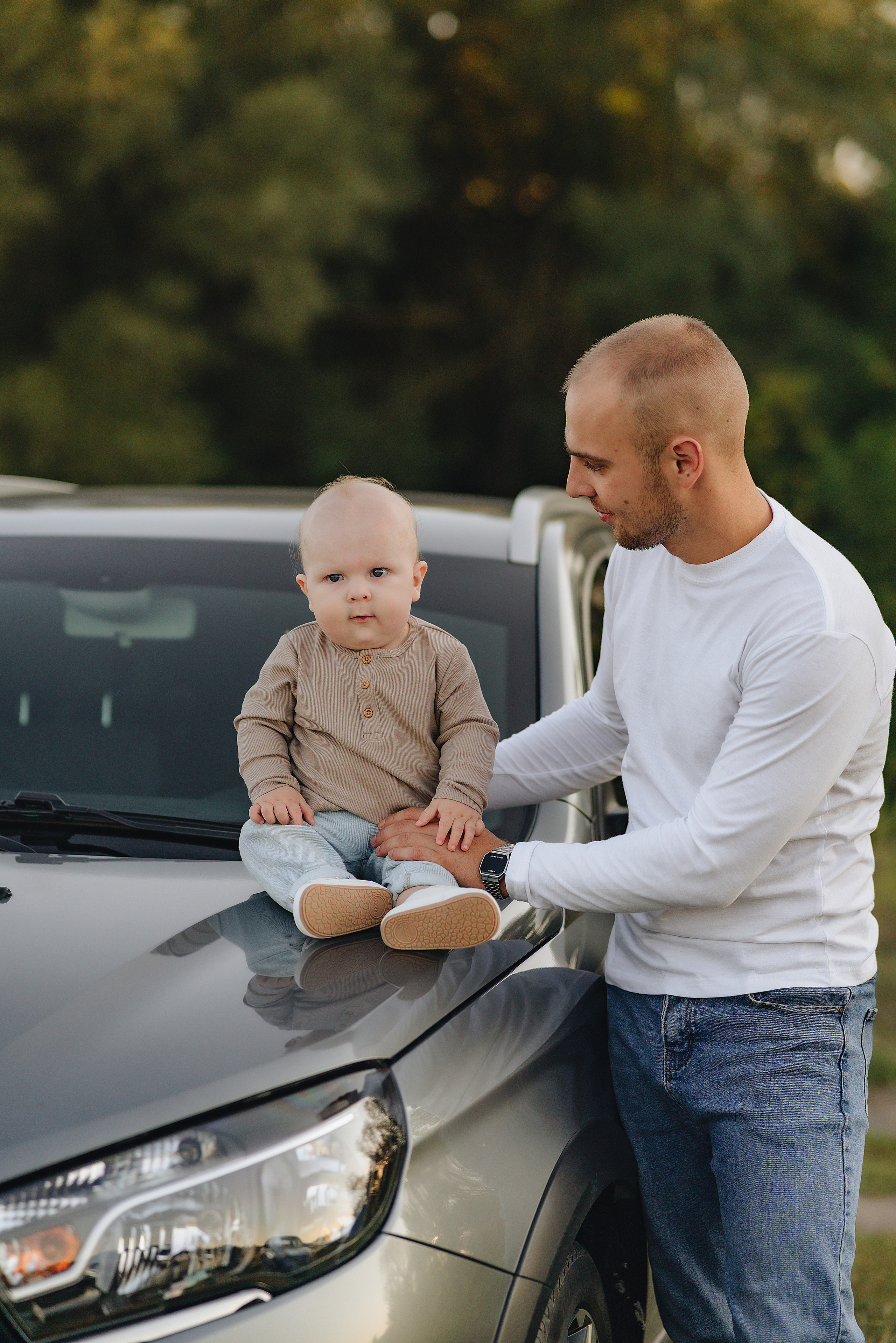 Анастасия, Артём и Денис | Съемка на закате в сентябре. Фотограф Карина Шмулёва. Воронеж и область
