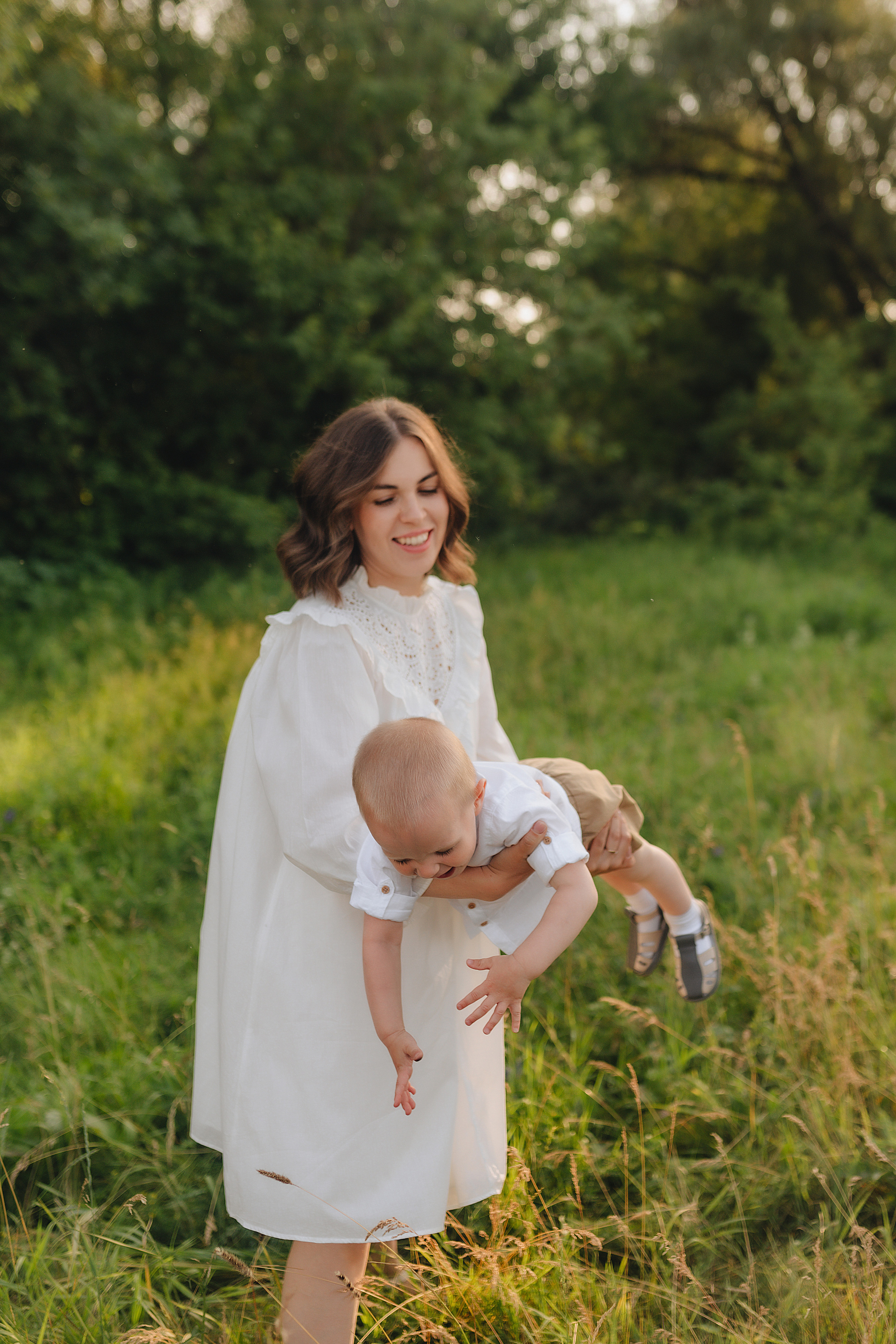 Семейная съемка на закате. Фотограф Карина Шмулёва. Воронеж и область