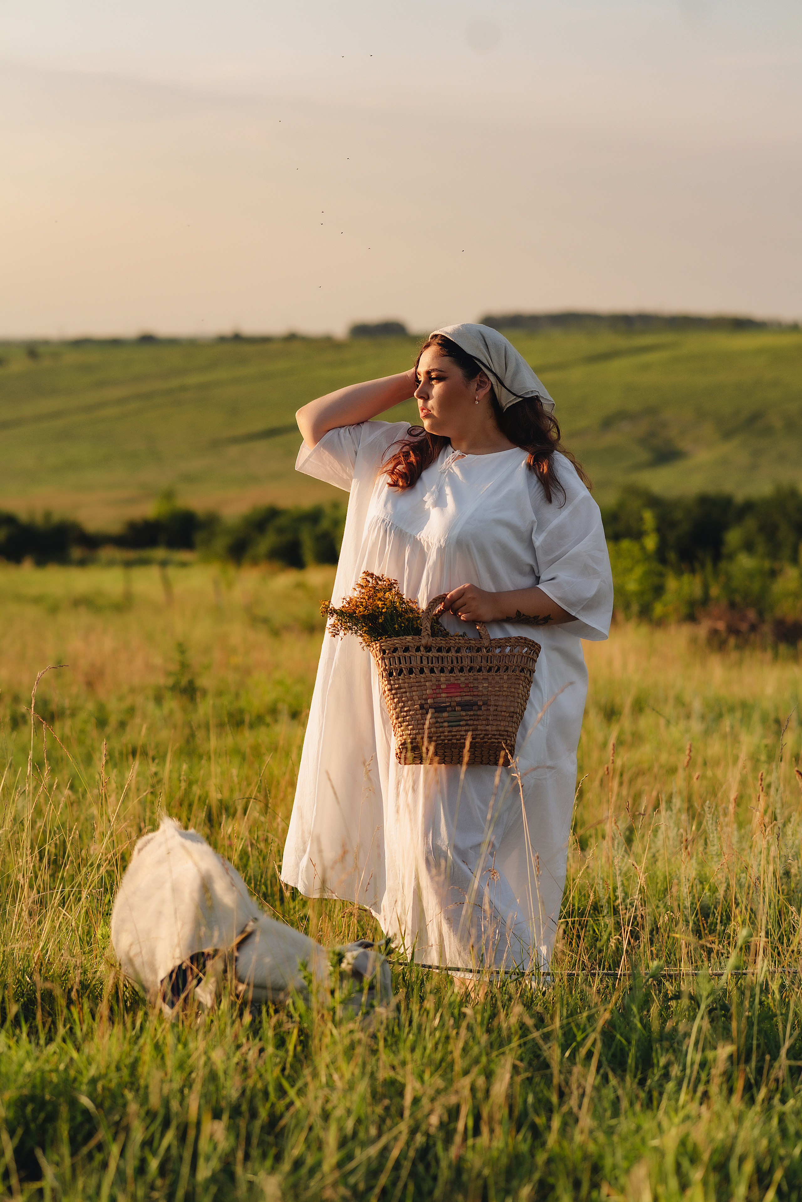 Надежда | Съемка в деревенском стиле. Фотограф Карина Шмулёва. Воронеж и область