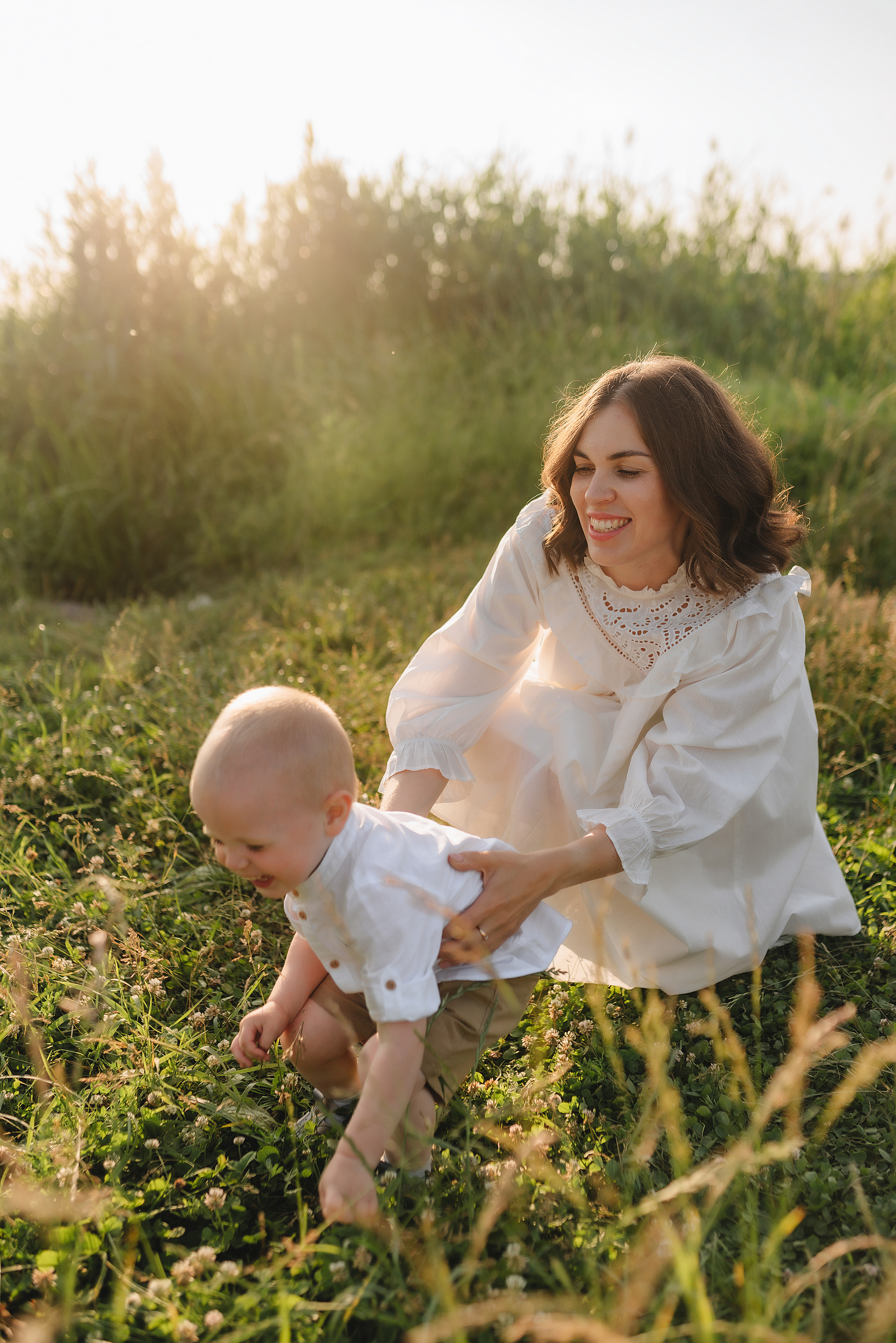 Семейная съемка на закате. Фотограф Карина Шмулёва. Воронеж и область