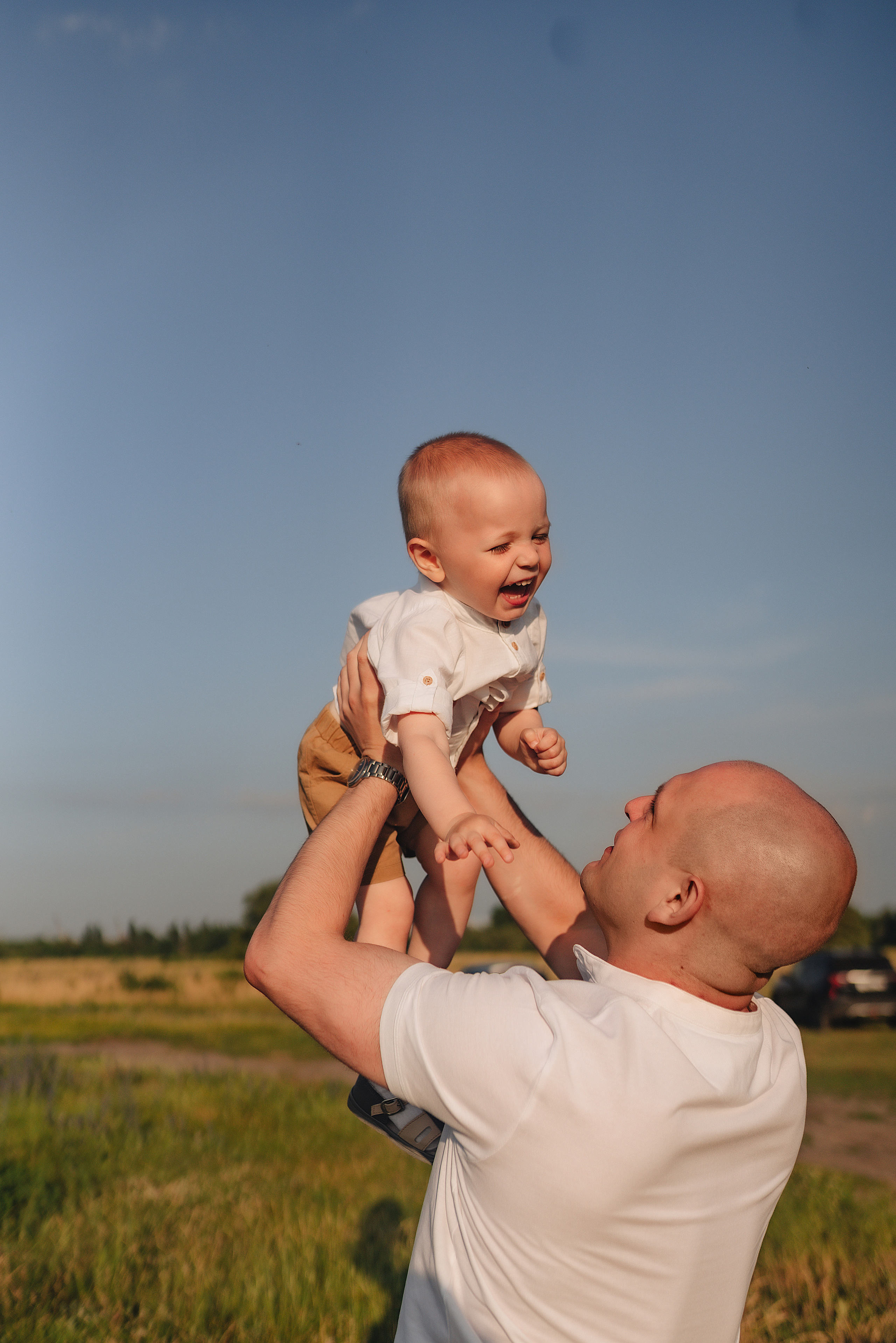 Семейная съемка на закате. Фотограф Карина Шмулёва. Воронеж и область