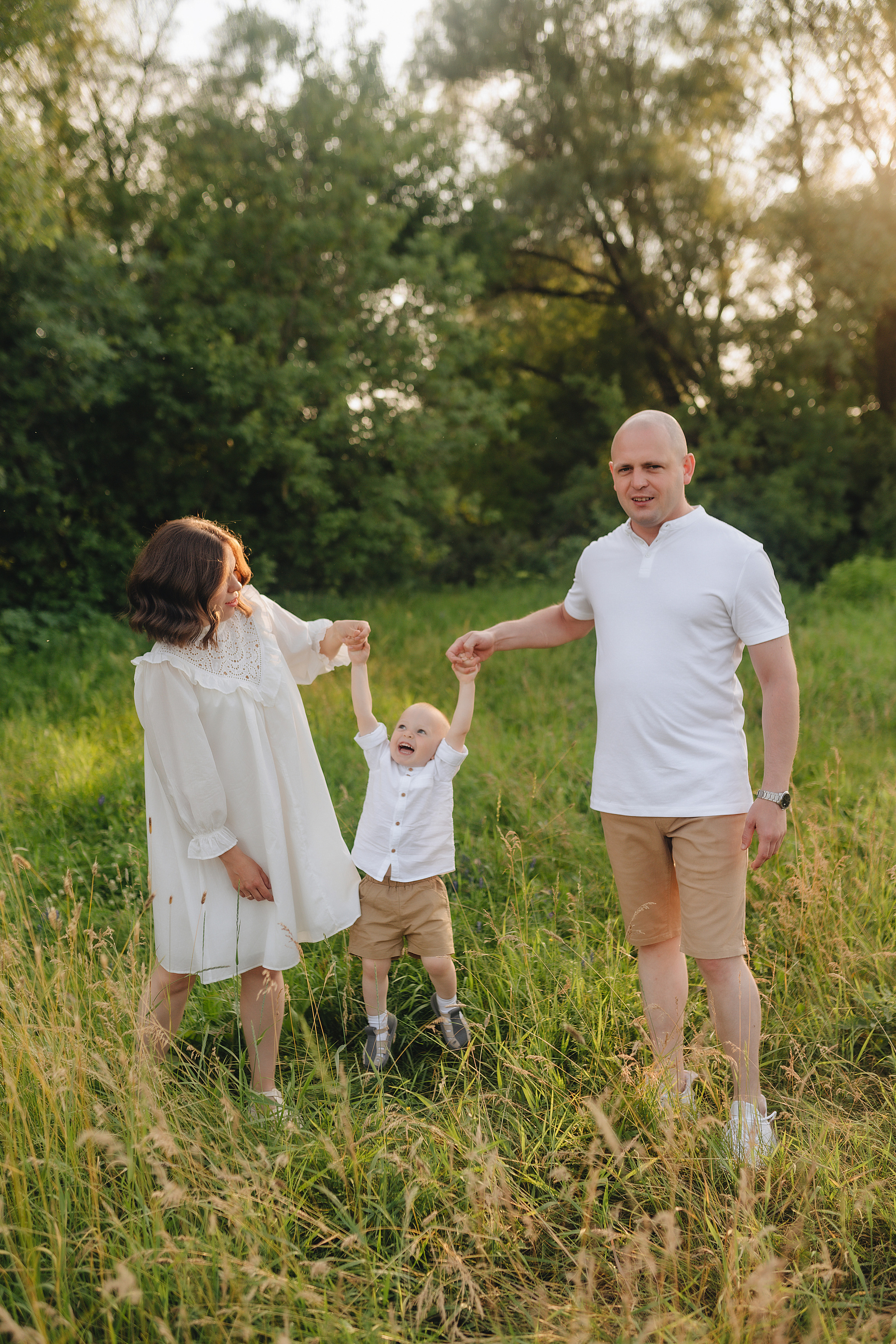 Семейная съемка на закате. Фотограф Карина Шмулёва. Воронеж и область