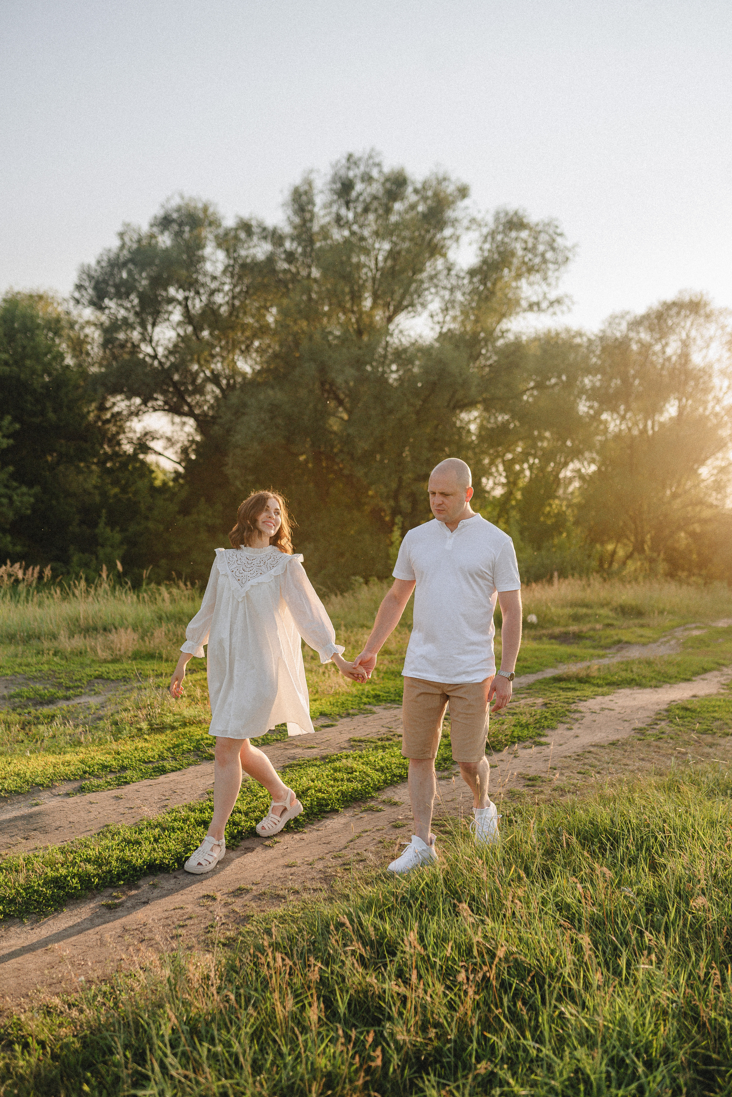 Семейная съемка на закате. Фотограф Карина Шмулёва. Воронеж и область