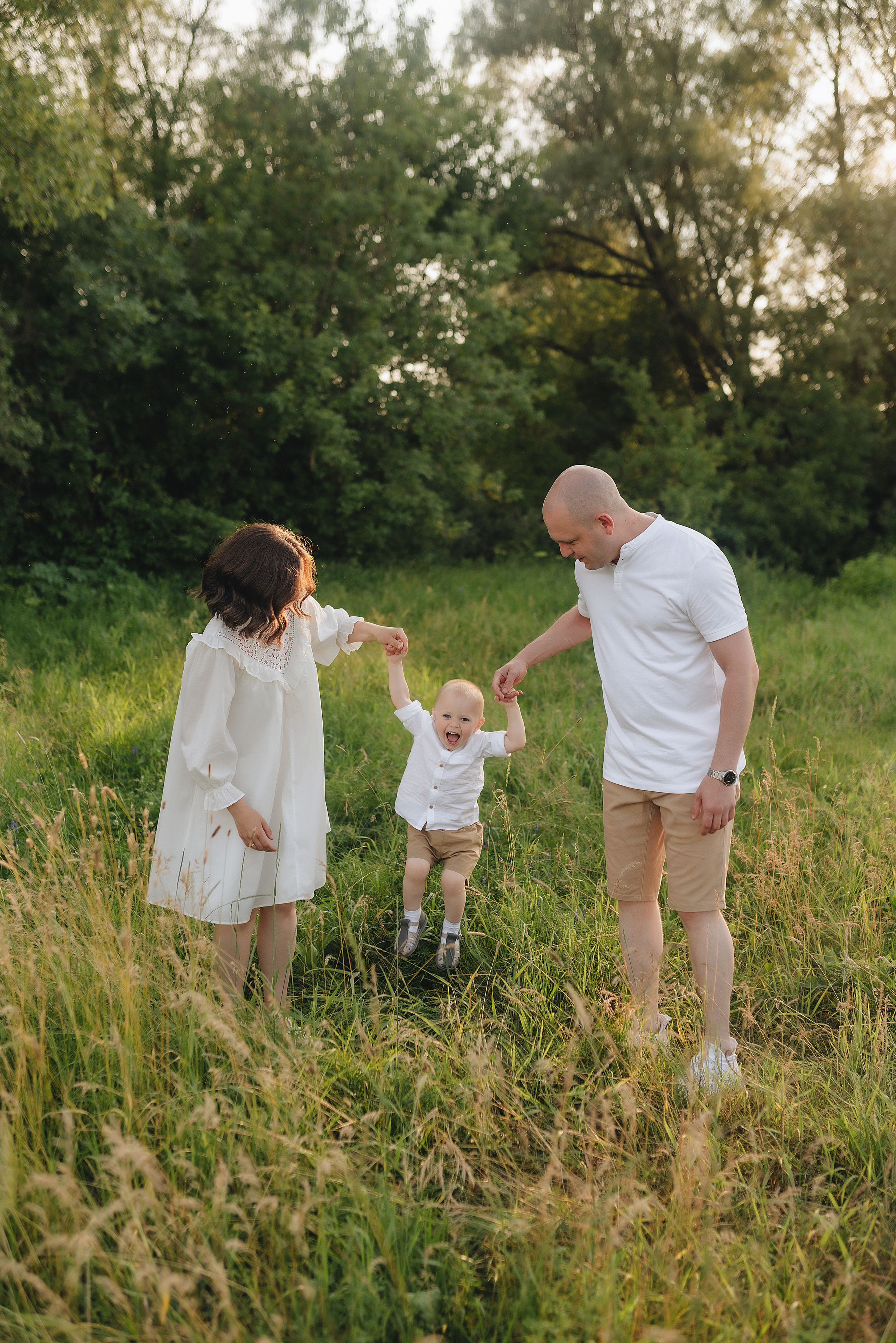 Семейная съемка на закате. Фотограф Карина Шмулёва. Воронеж и область