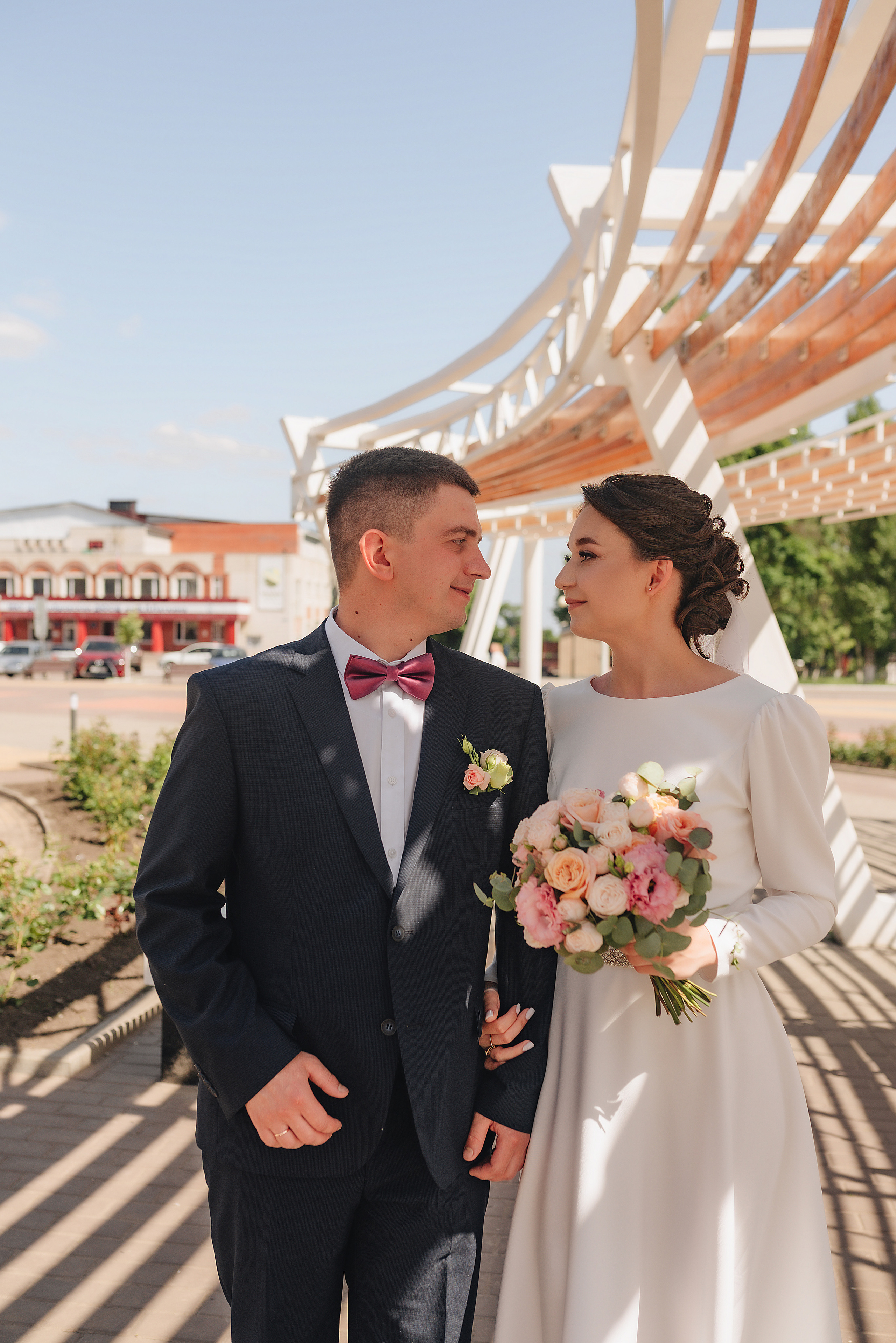Дарья и Алексей | Свадебная съемка в г. Бобров. Фотограф Карина Шмулёва. Воронеж и область