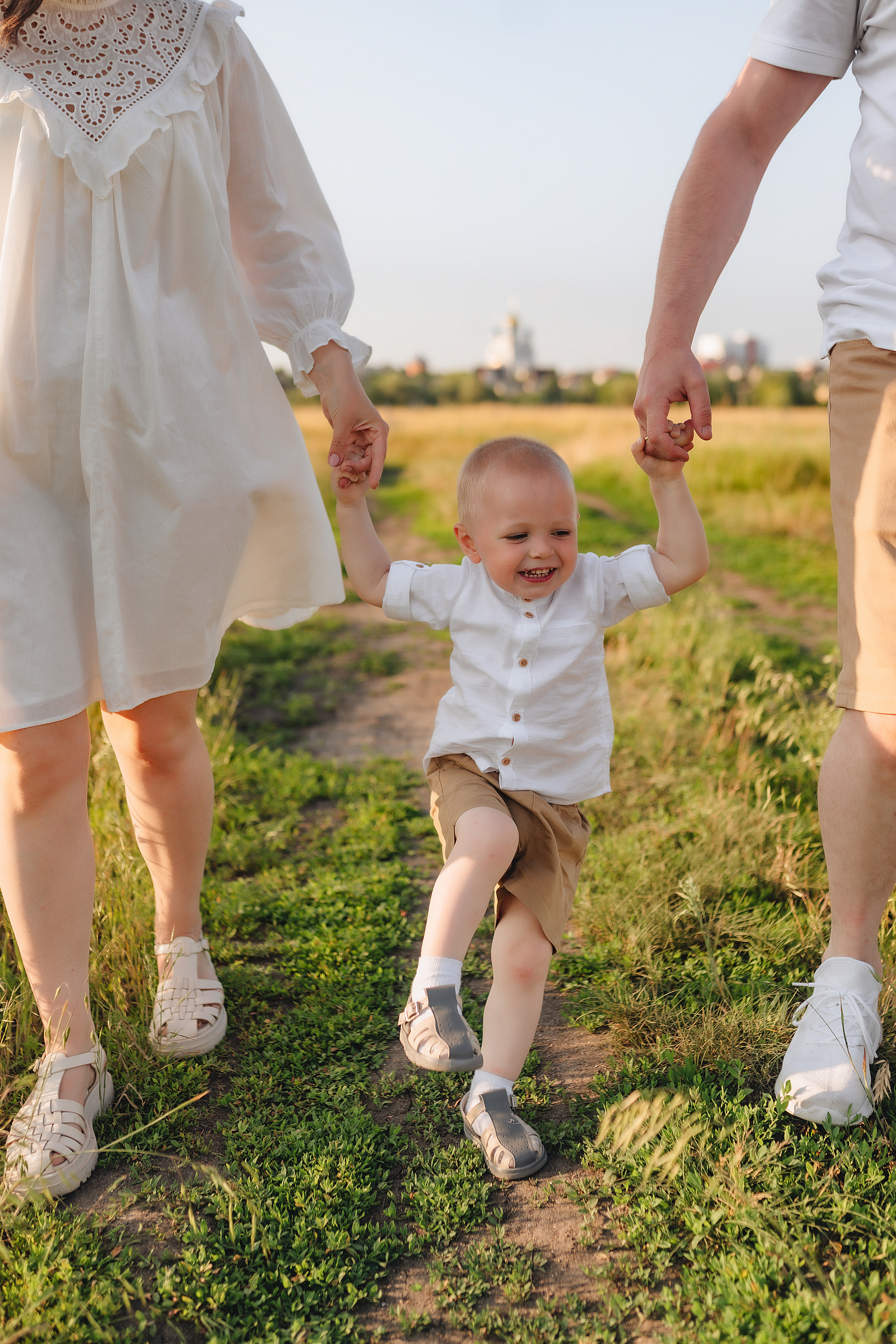 Семейная съемка на закате. Фотограф Карина Шмулёва. Воронеж и область