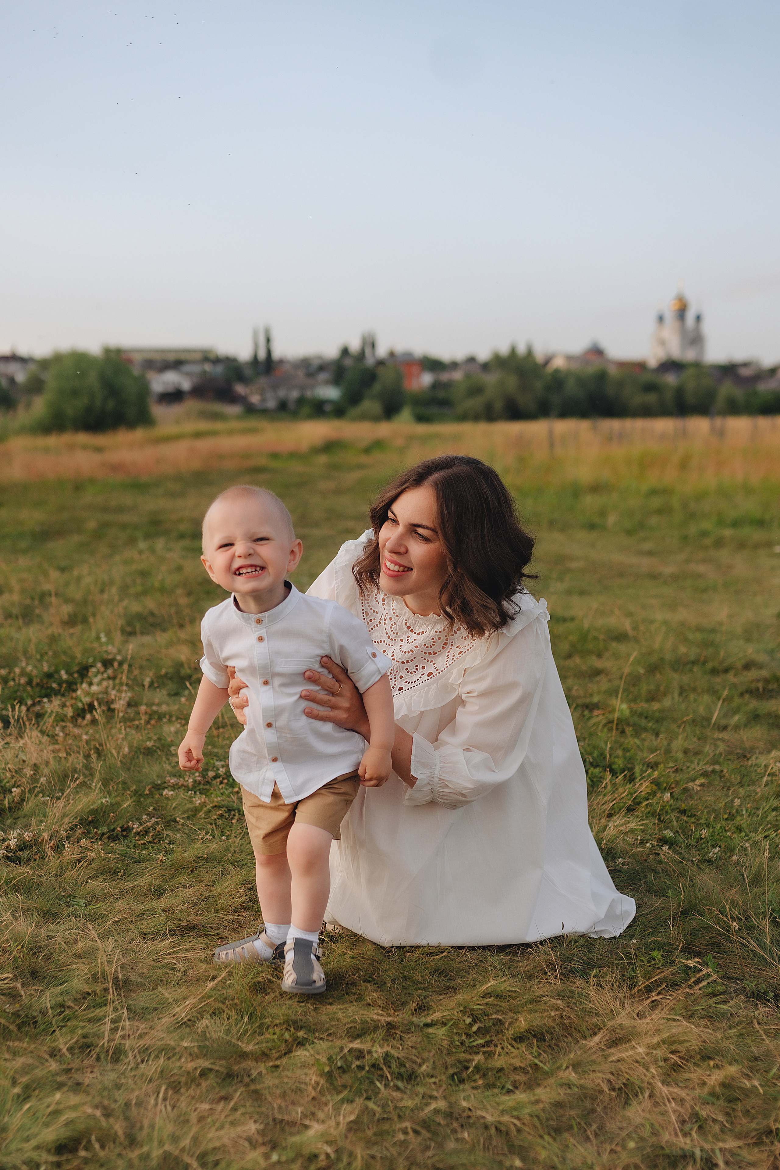 Семейная съемка на закате. Фотограф Карина Шмулёва. Воронеж и область