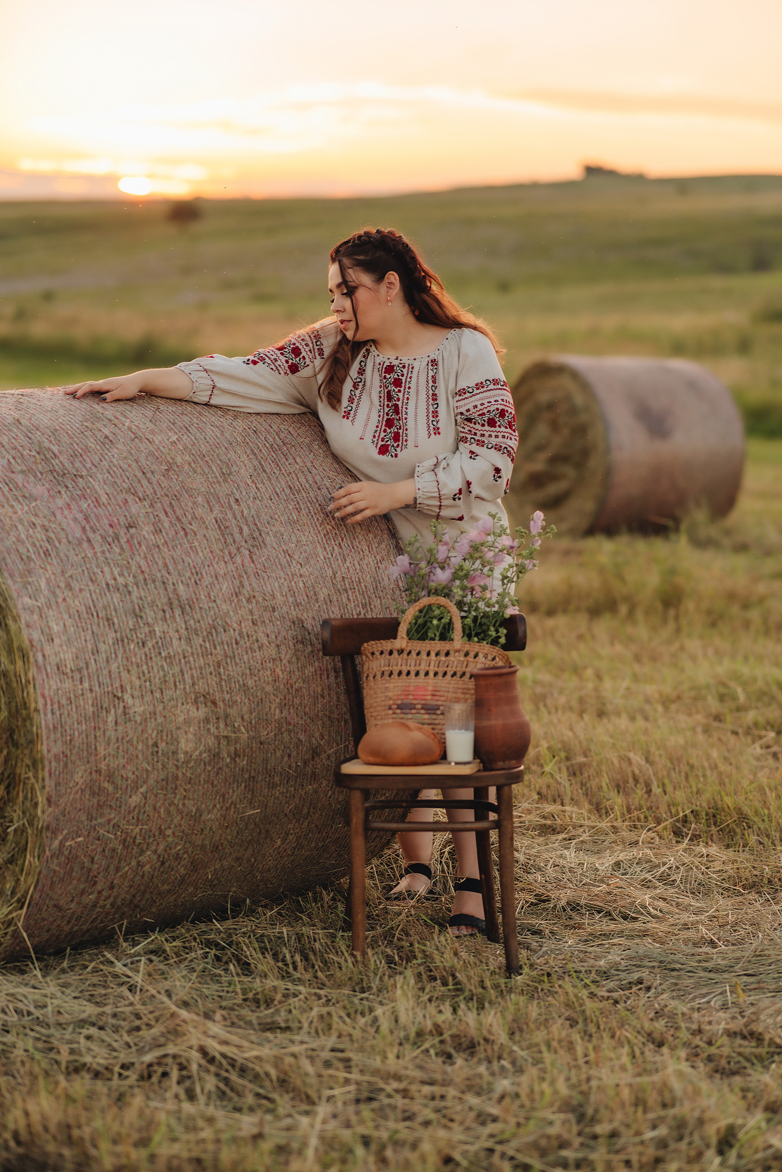 Надежда | Съемка в деревенском стиле. Фотограф Карина Шмулёва. Воронеж и область