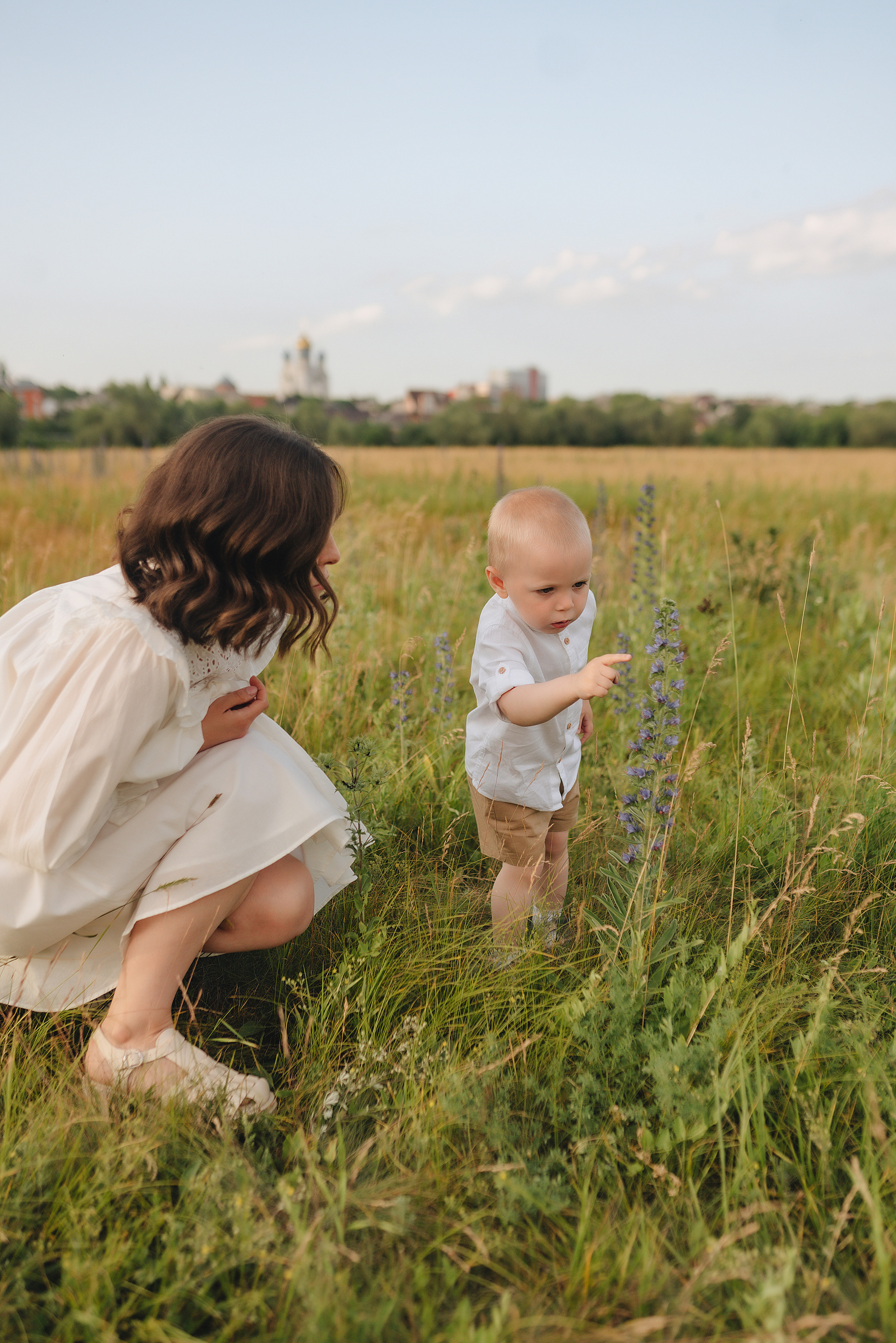 Семейная съемка на закате. Фотограф Карина Шмулёва. Воронеж и область