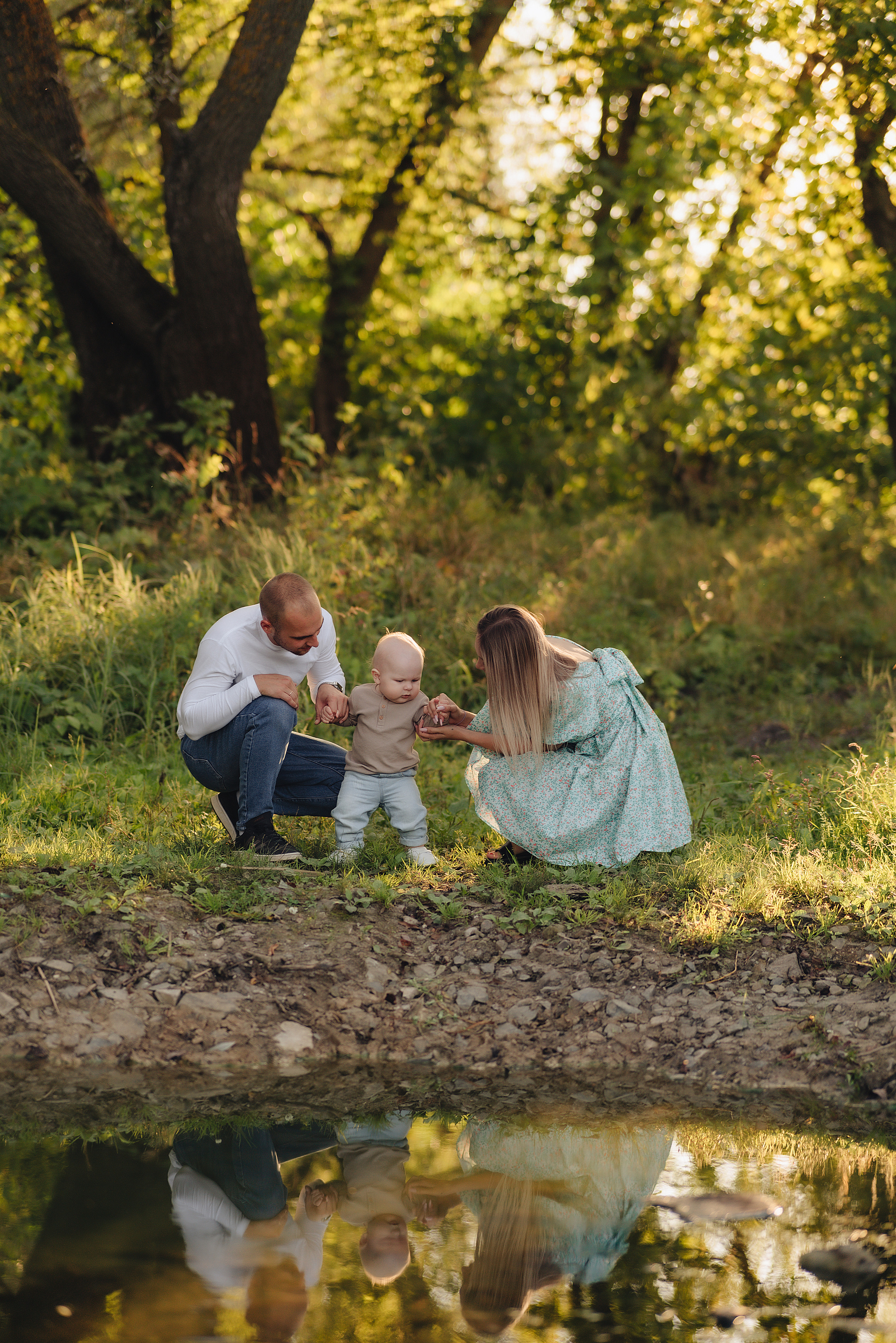Анастасия, Артём и Денис | Съемка на закате в сентябре. Фотограф Карина Шмулёва. Воронеж и область