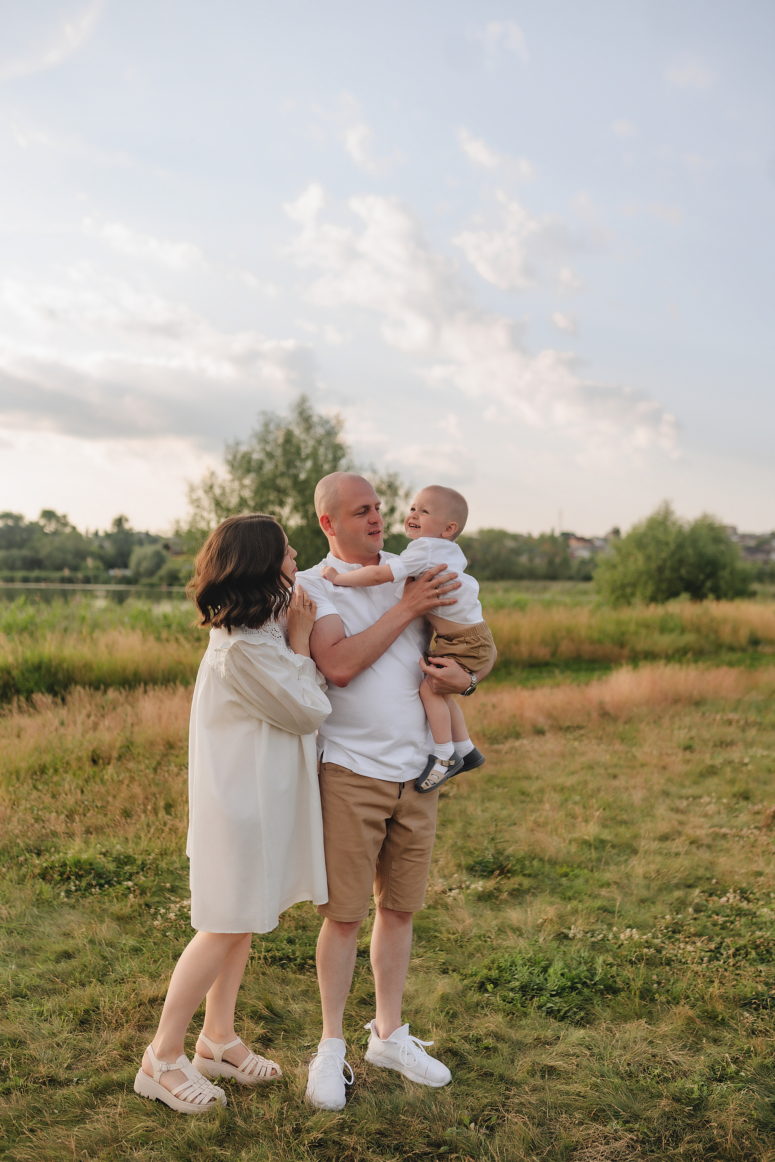 Семейная съемка на закате. Фотограф Карина Шмулёва. Воронеж и область
