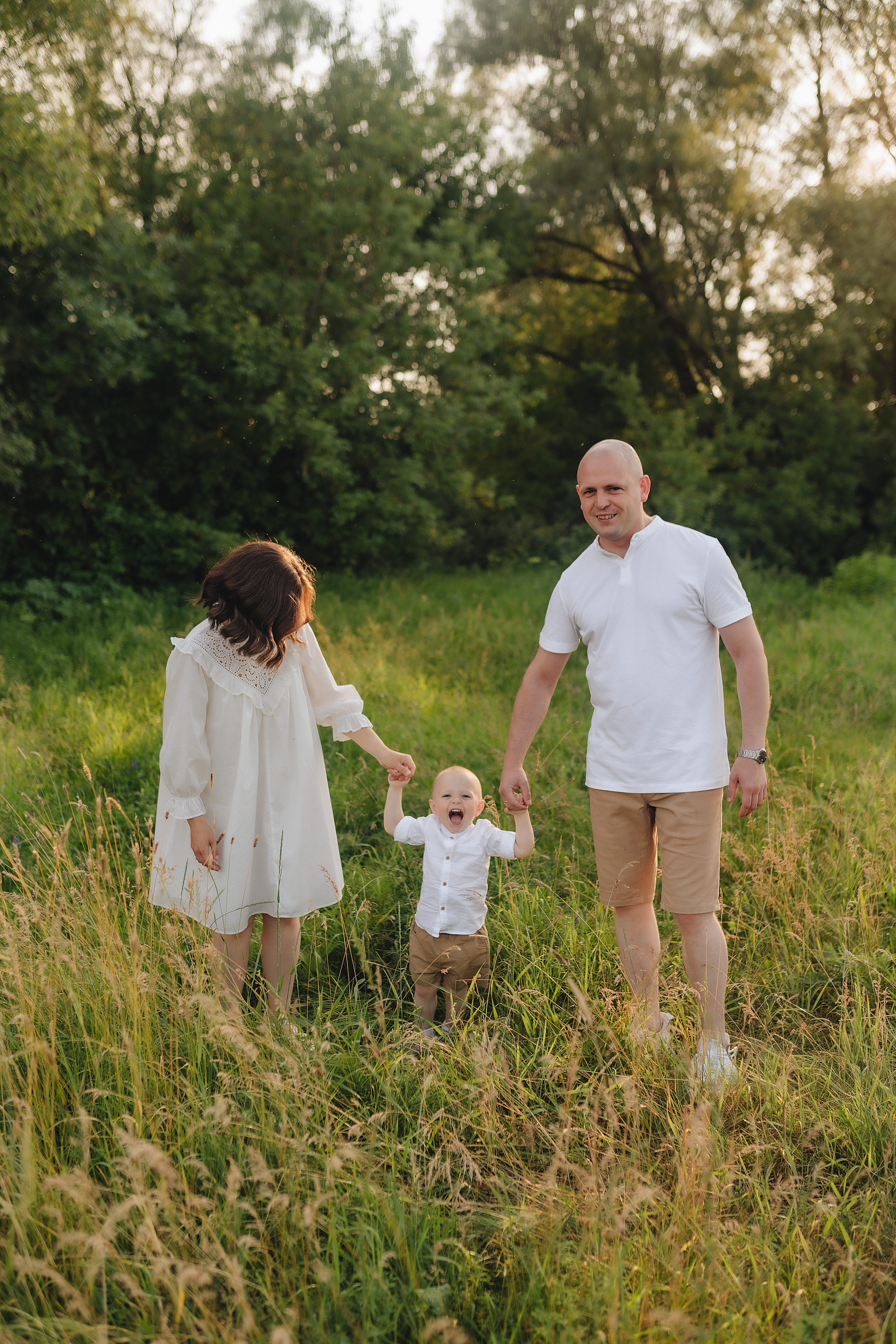 Семейная съемка на закате. Фотограф Карина Шмулёва. Воронеж и область