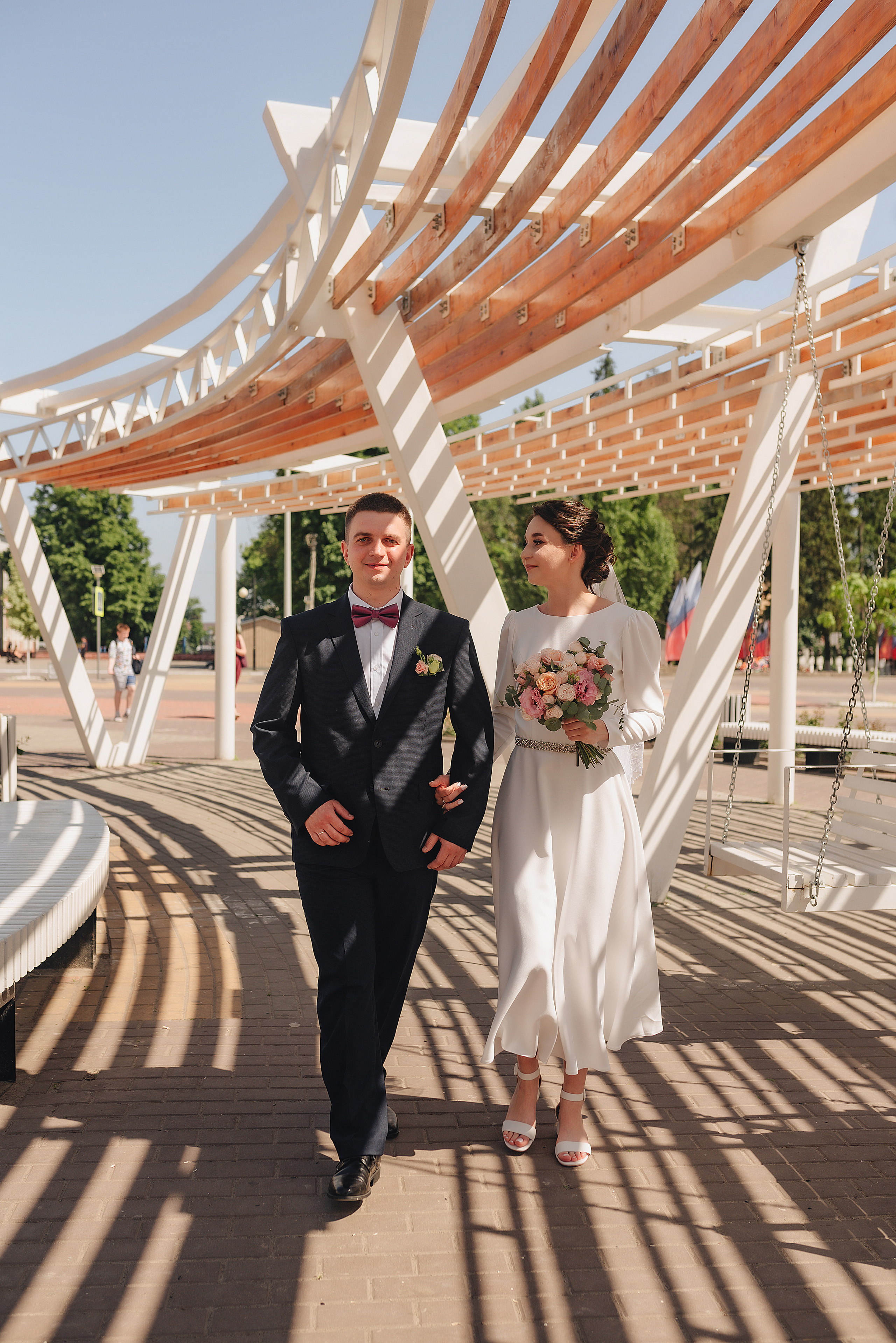 Дарья и Алексей | Свадебная съемка в г. Бобров. Фотограф Карина Шмулёва. Воронеж и область