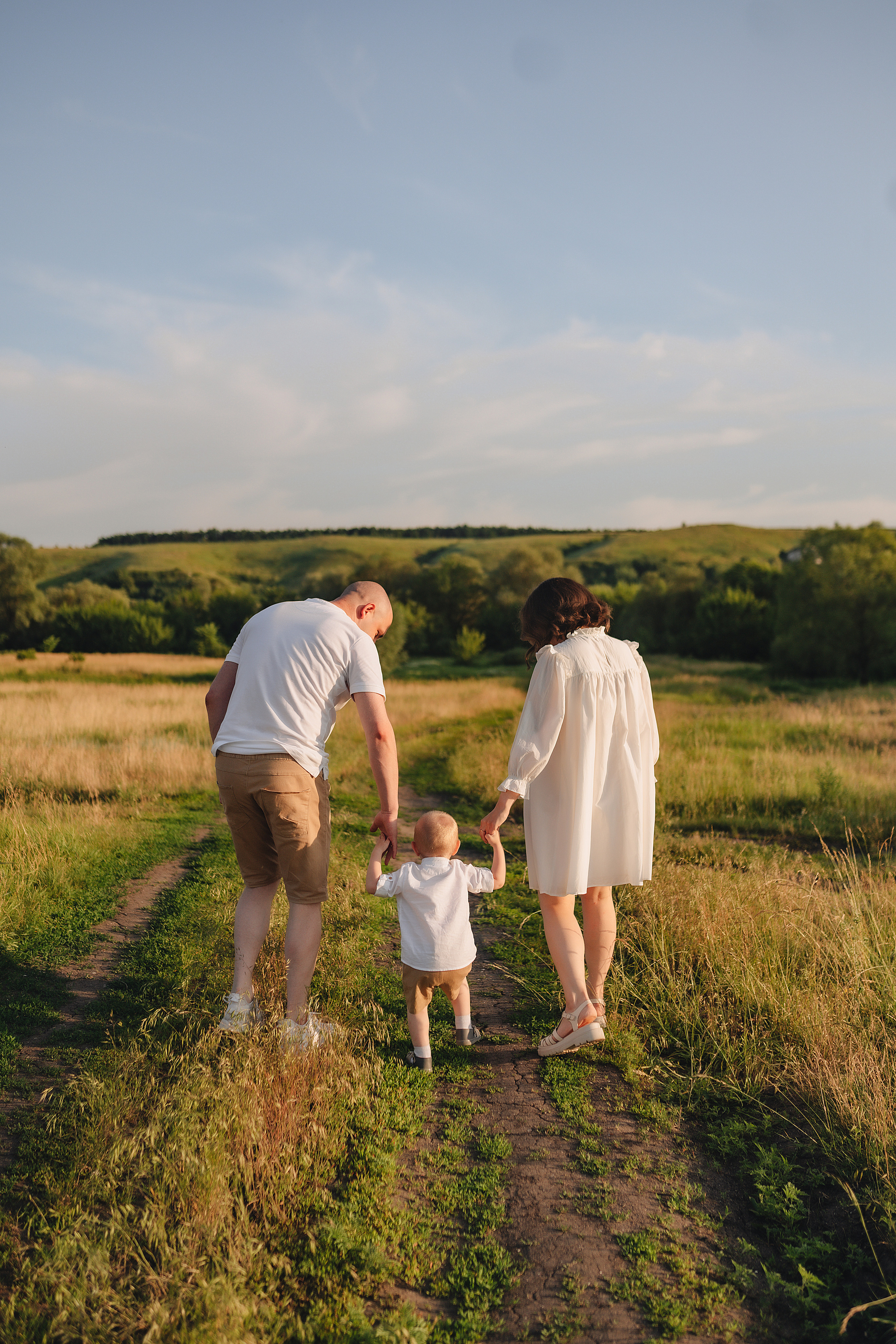 Семейная съемка на закате. Фотограф Карина Шмулёва. Воронеж и область