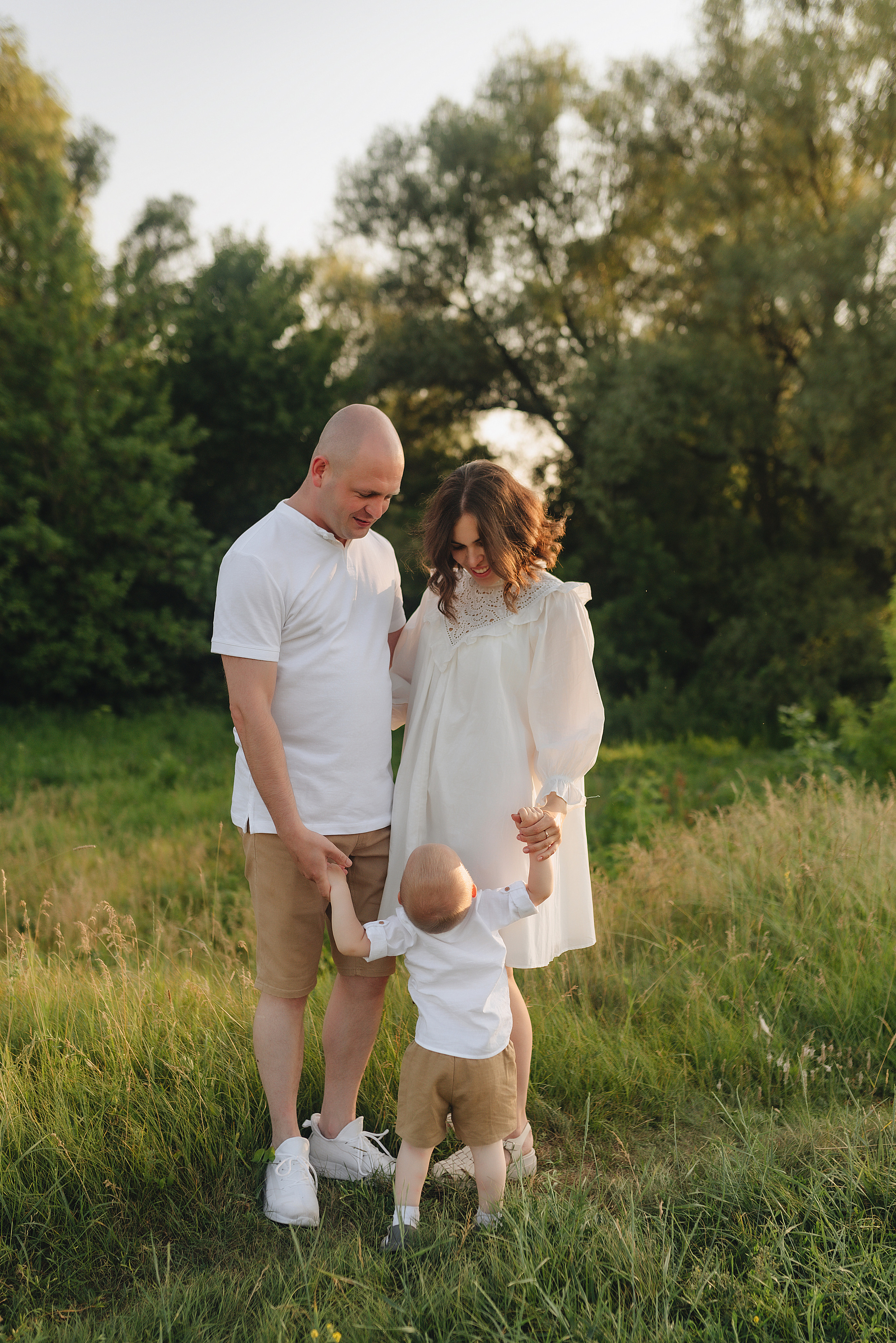 Семейная съемка на закате. Фотограф Карина Шмулёва. Воронеж и область
