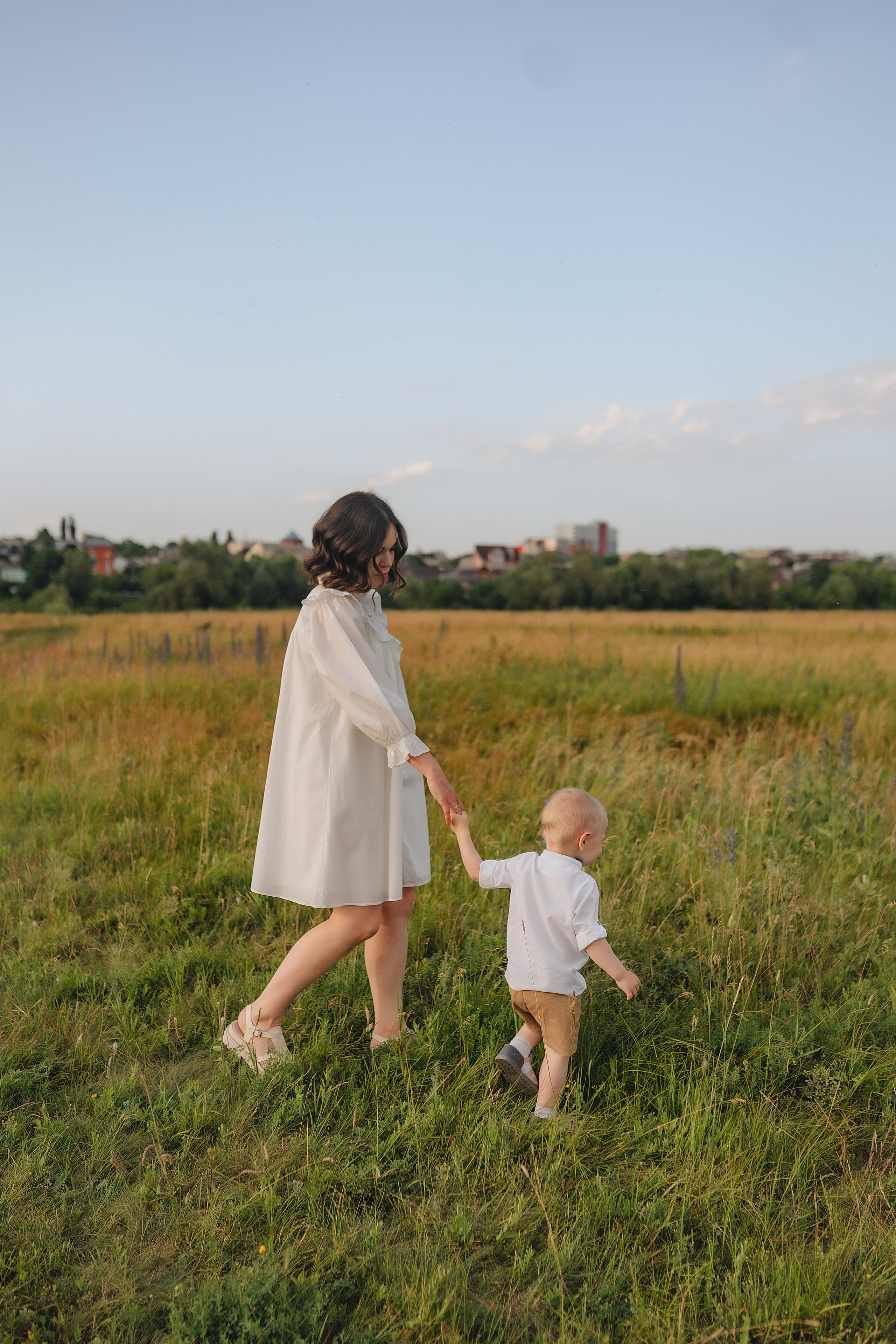 Семейная съемка на закате. Фотограф Карина Шмулёва. Воронеж и область