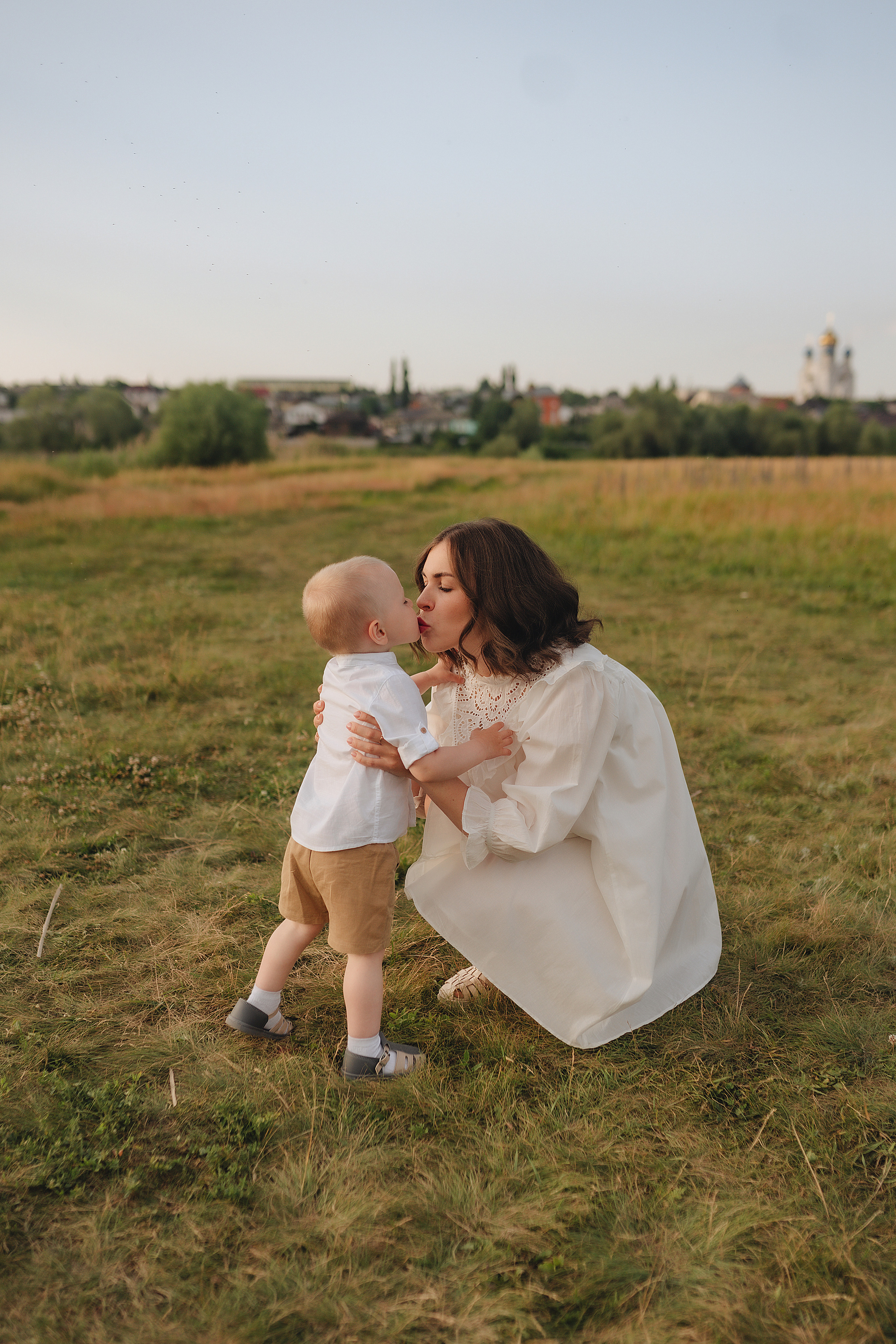 Семейная съемка на закате. Фотограф Карина Шмулёва. Воронеж и область