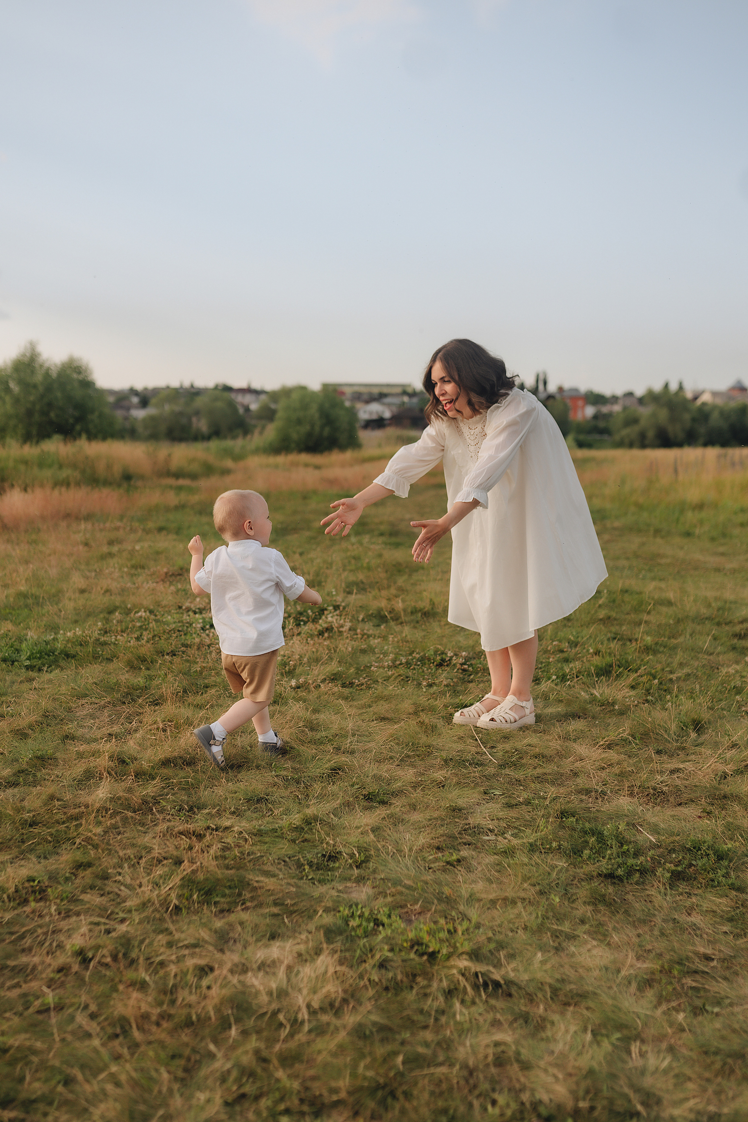 Семейная съемка на закате. Фотограф Карина Шмулёва. Воронеж и область