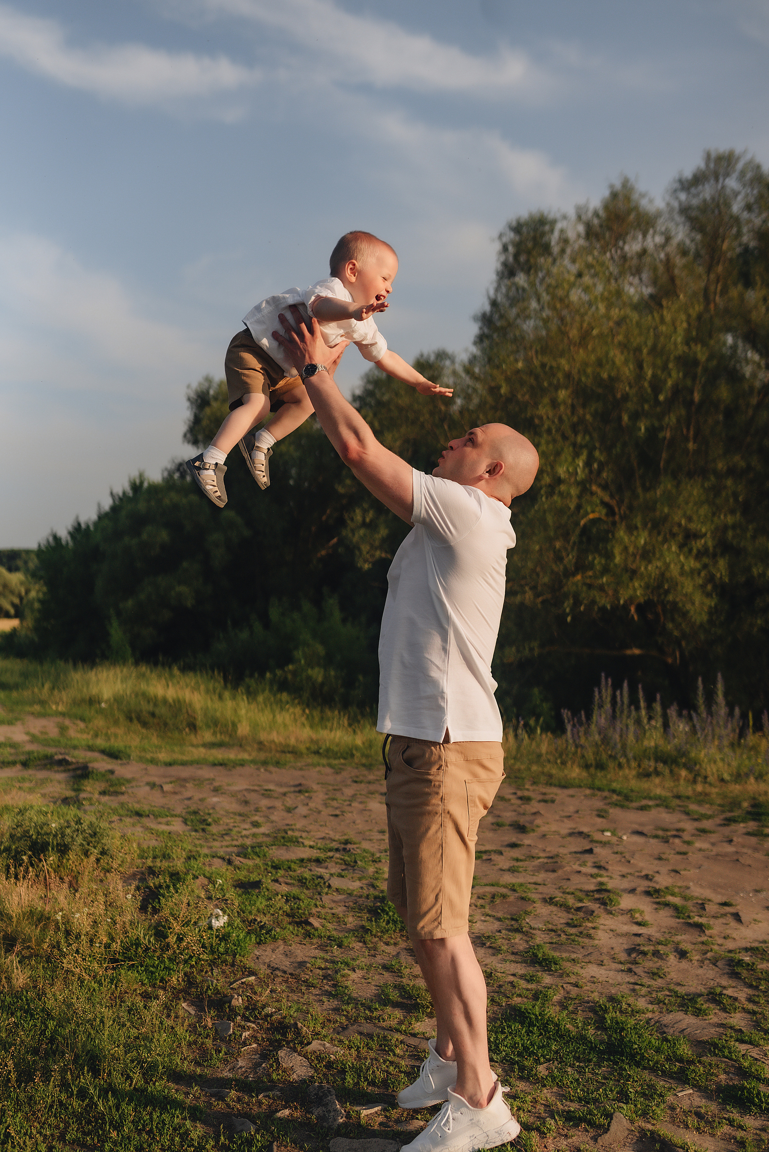 Семейная съемка на закате. Фотограф Карина Шмулёва. Воронеж и область
