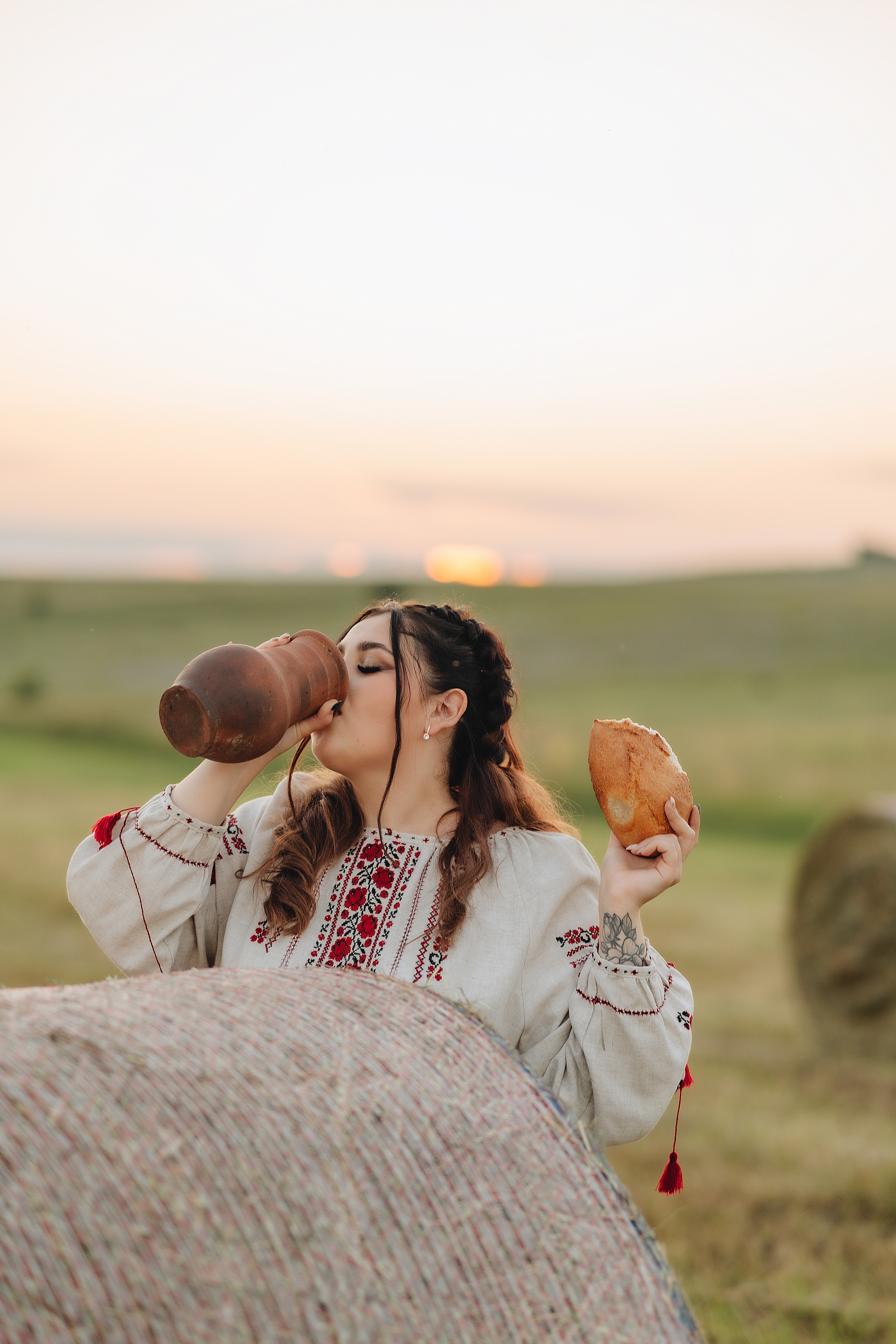 Надежда | Съемка в деревенском стиле. Фотограф Карина Шмулёва. Воронеж и область