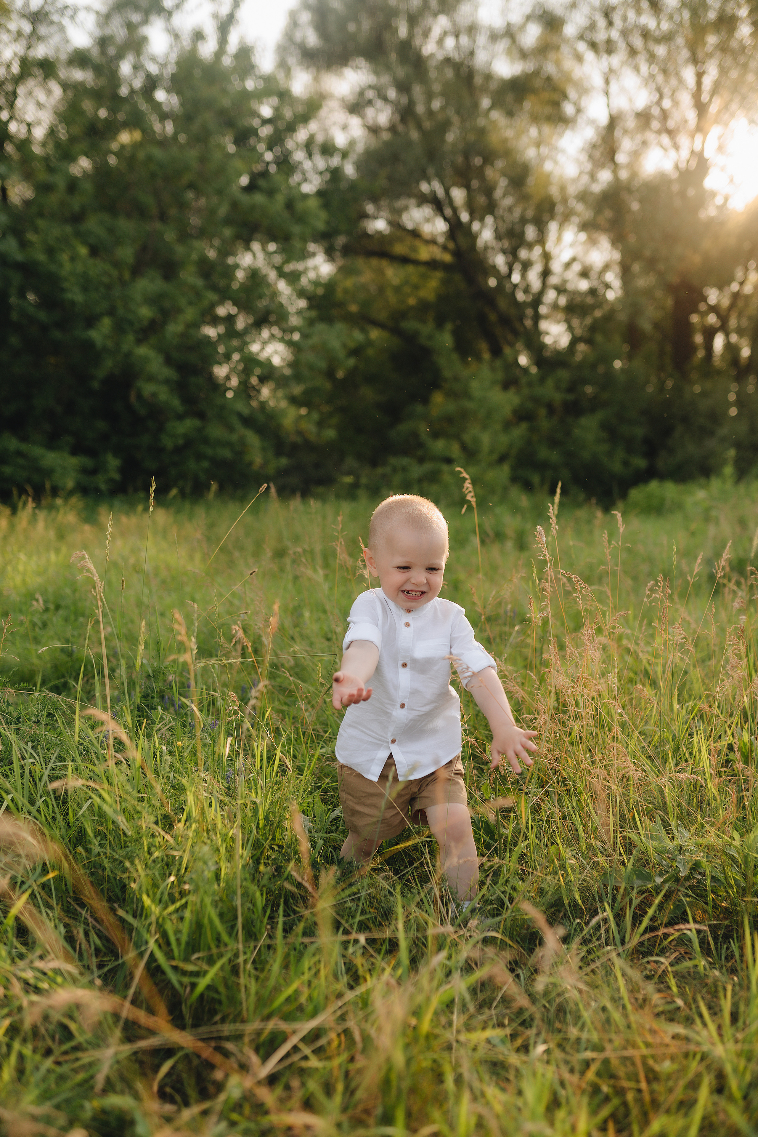 Семейная съемка на закате. Фотограф Карина Шмулёва. Воронеж и область