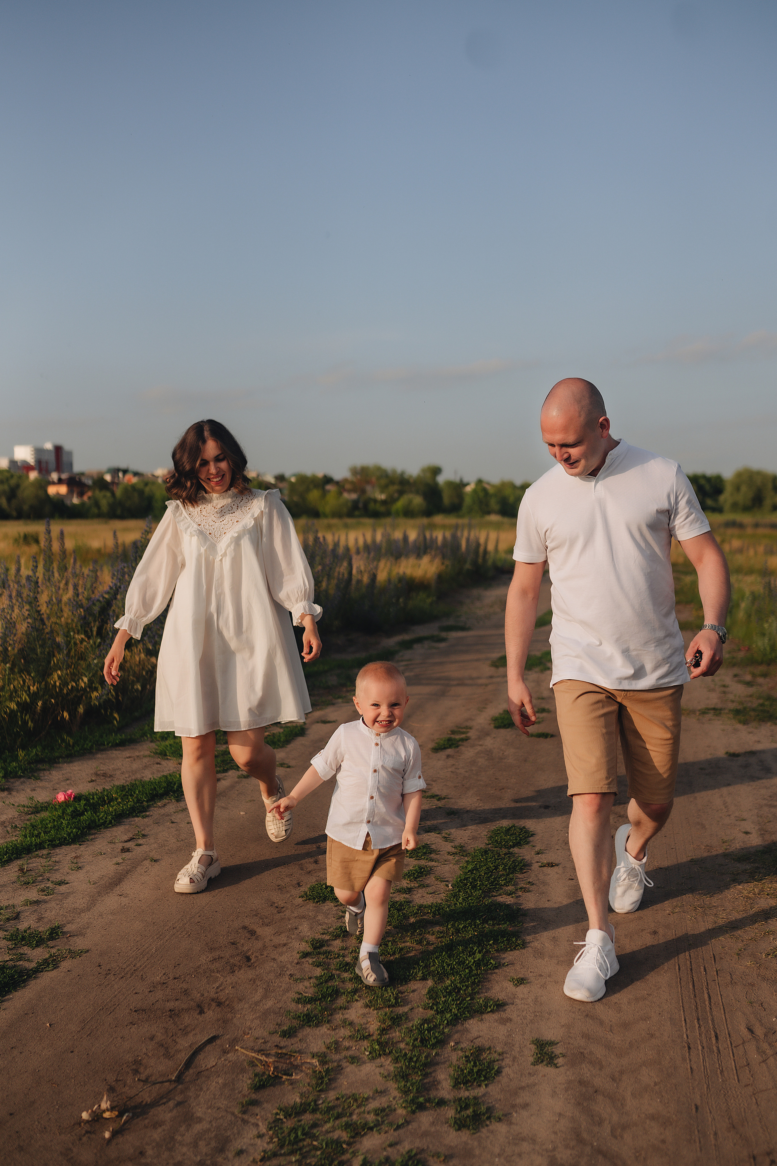 Семейная съемка на закате. Фотограф Карина Шмулёва. Воронеж и область