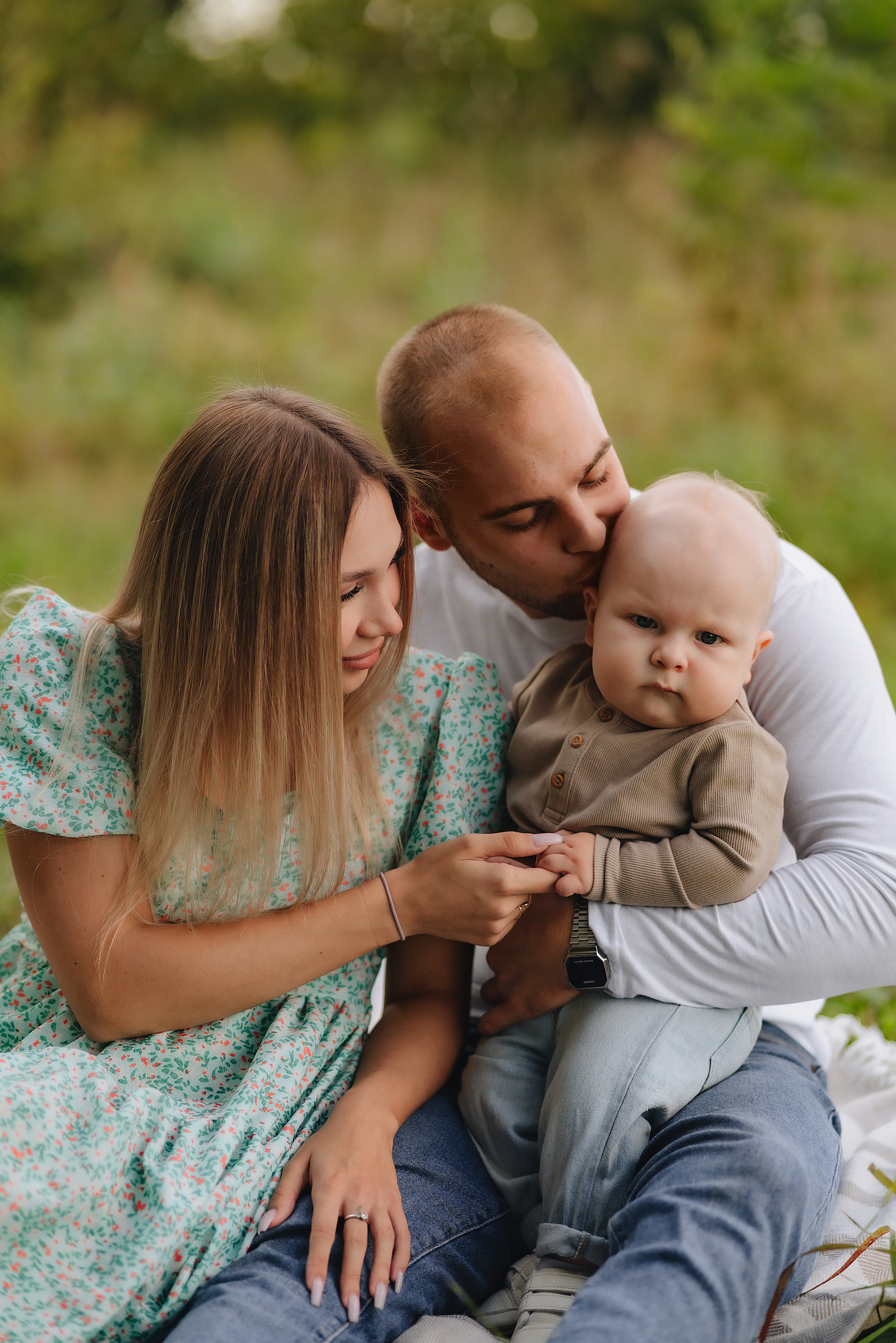 Анастасия, Артём и Денис | Съемка на закате в сентябре. Фотограф Карина Шмулёва. Воронеж и область