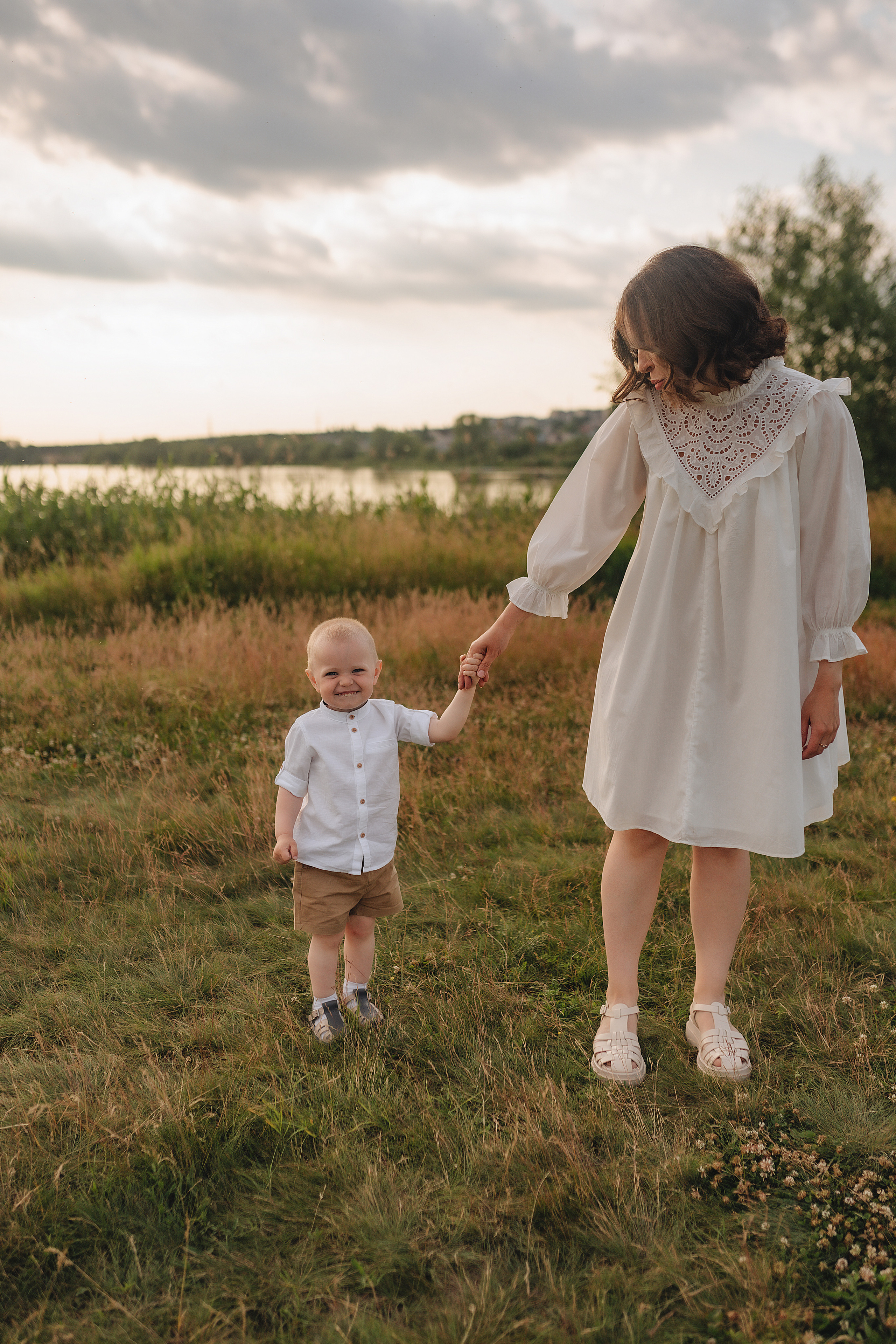 Семейная съемка на закате. Фотограф Карина Шмулёва. Воронеж и область