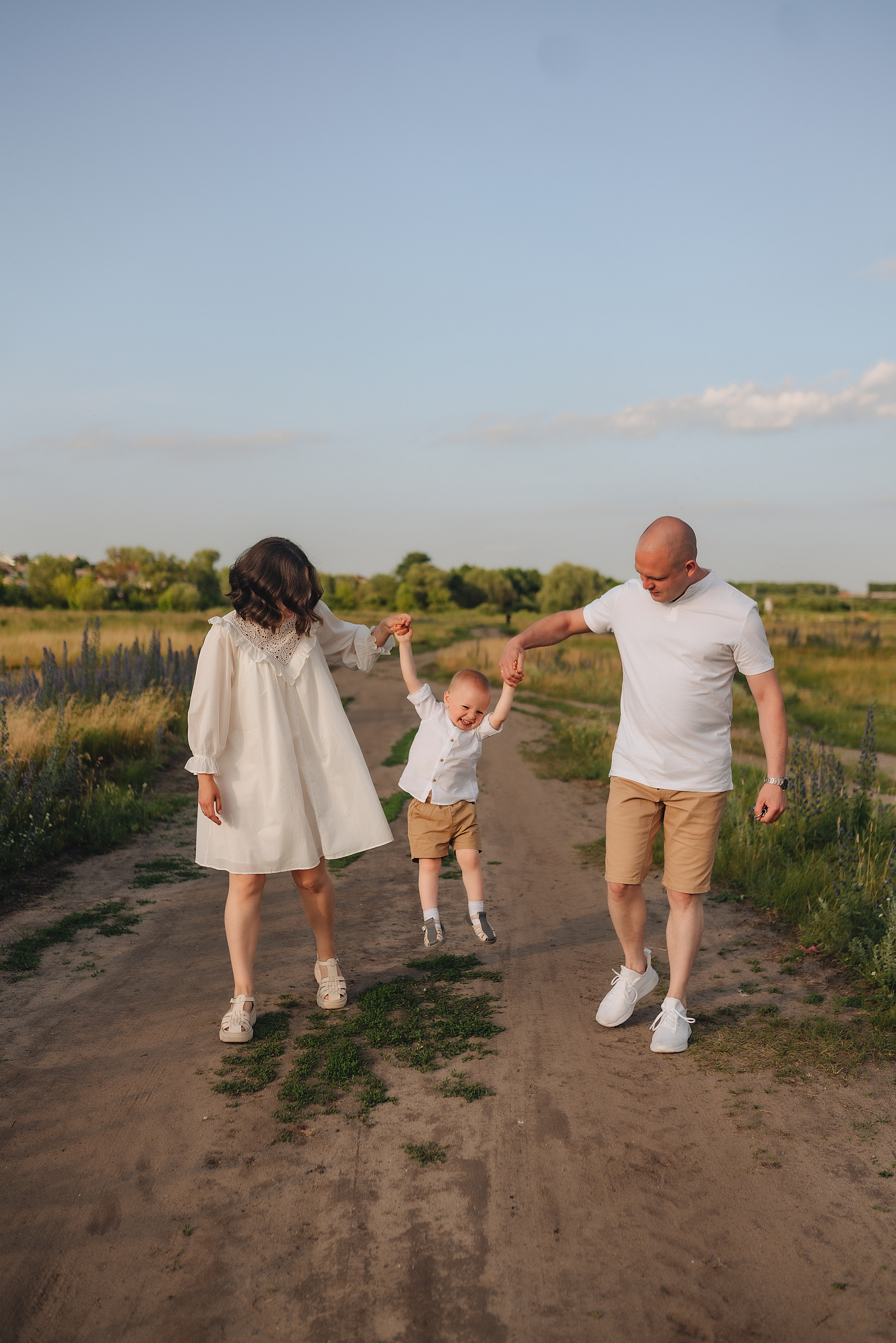 Семейная съемка на закате. Фотограф Карина Шмулёва. Воронеж и область
