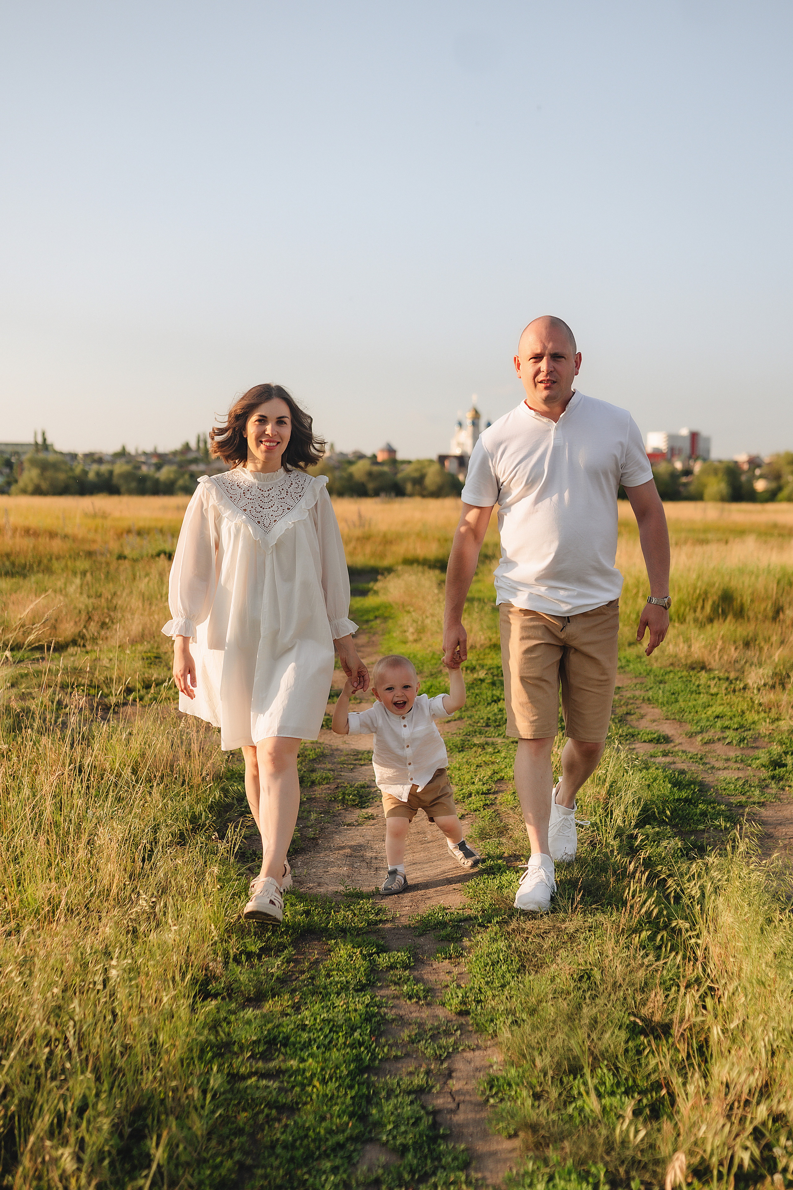Семейная съемка на закате. Фотограф Карина Шмулёва. Воронеж и область