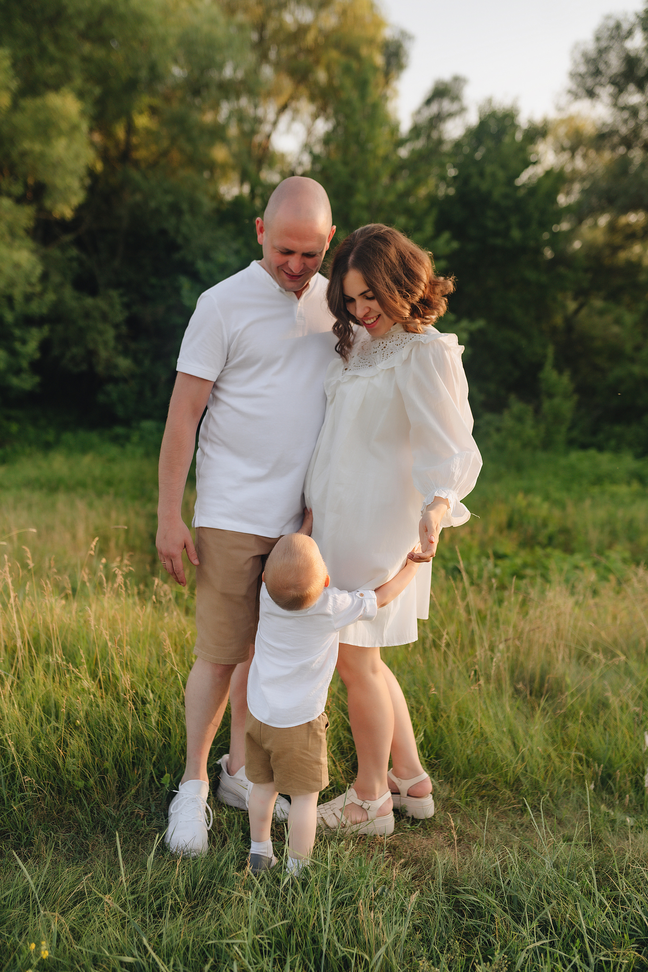 Семейная съемка на закате. Фотограф Карина Шмулёва. Воронеж и область