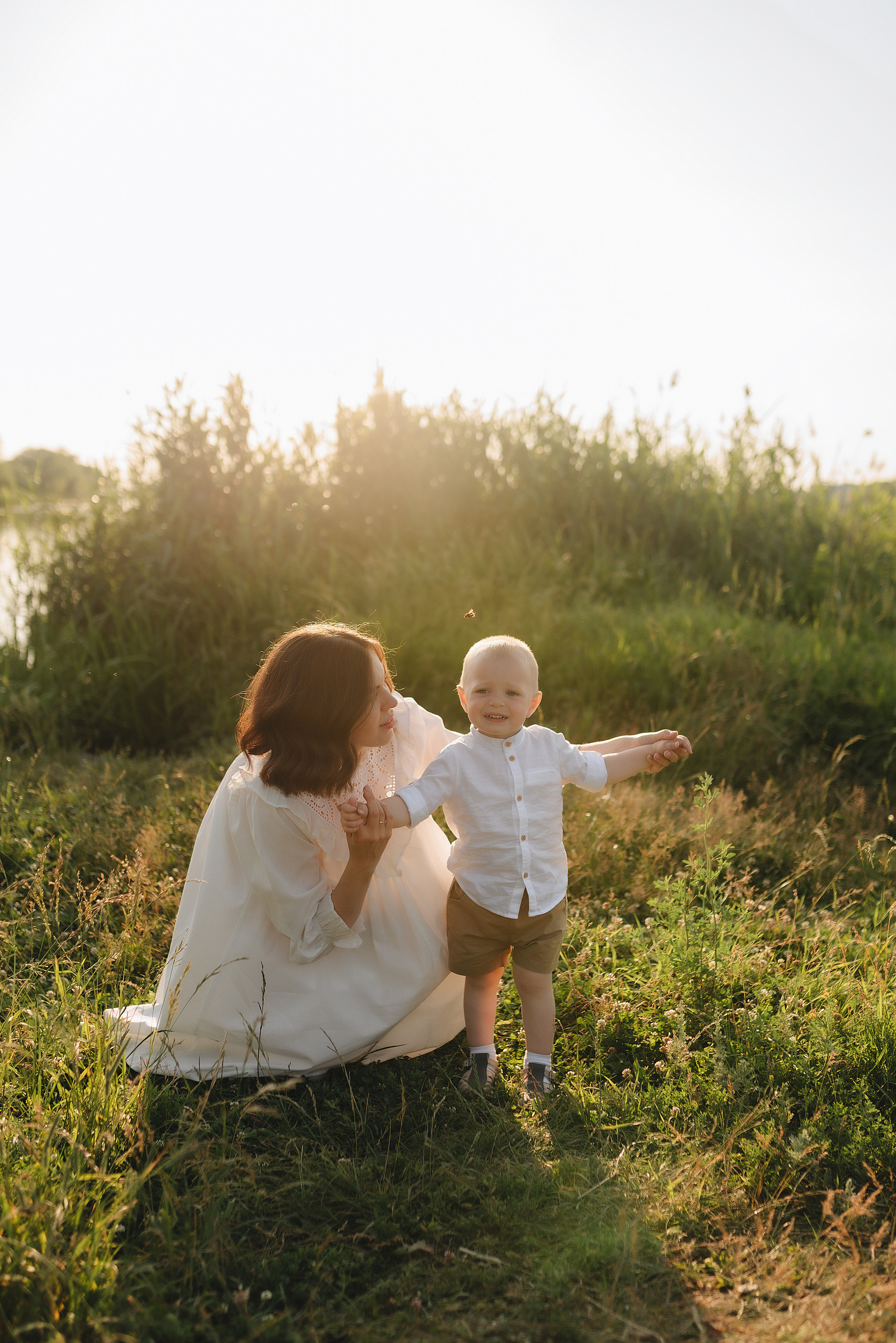 Семейная съемка на закате. Фотограф Карина Шмулёва. Воронеж и область