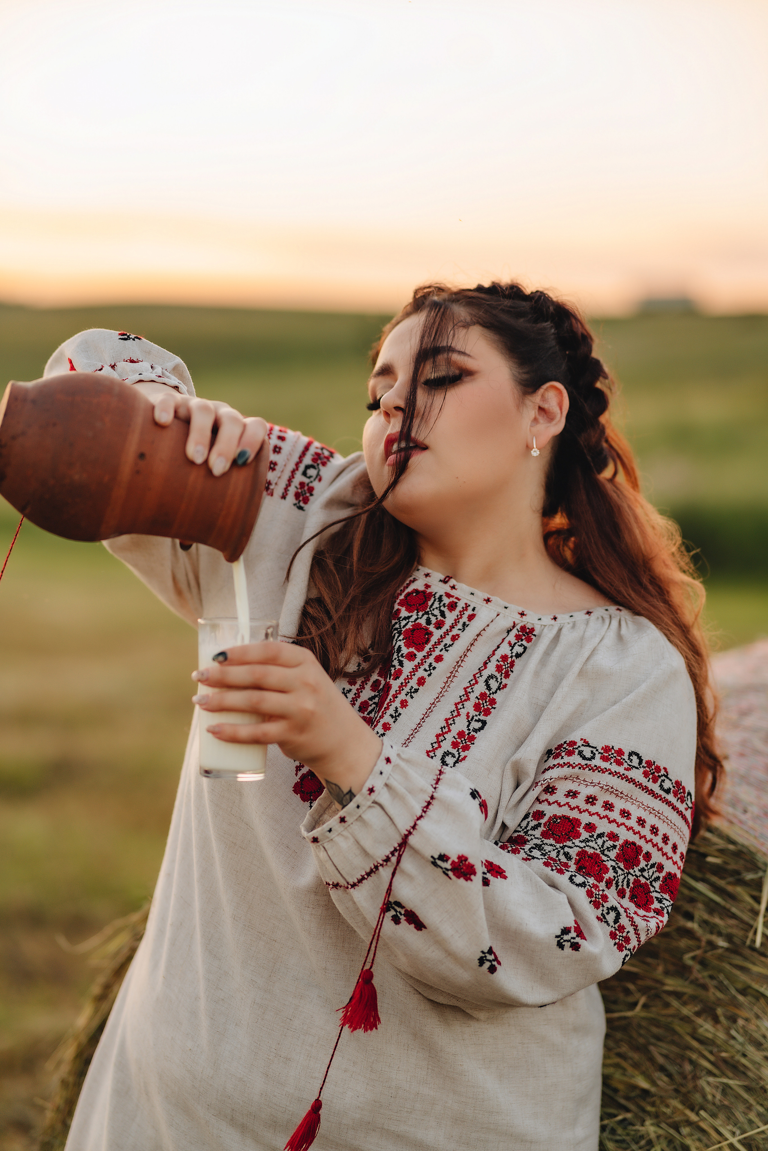 Надежда | Съемка в деревенском стиле. Фотограф Карина Шмулёва. Воронеж и область