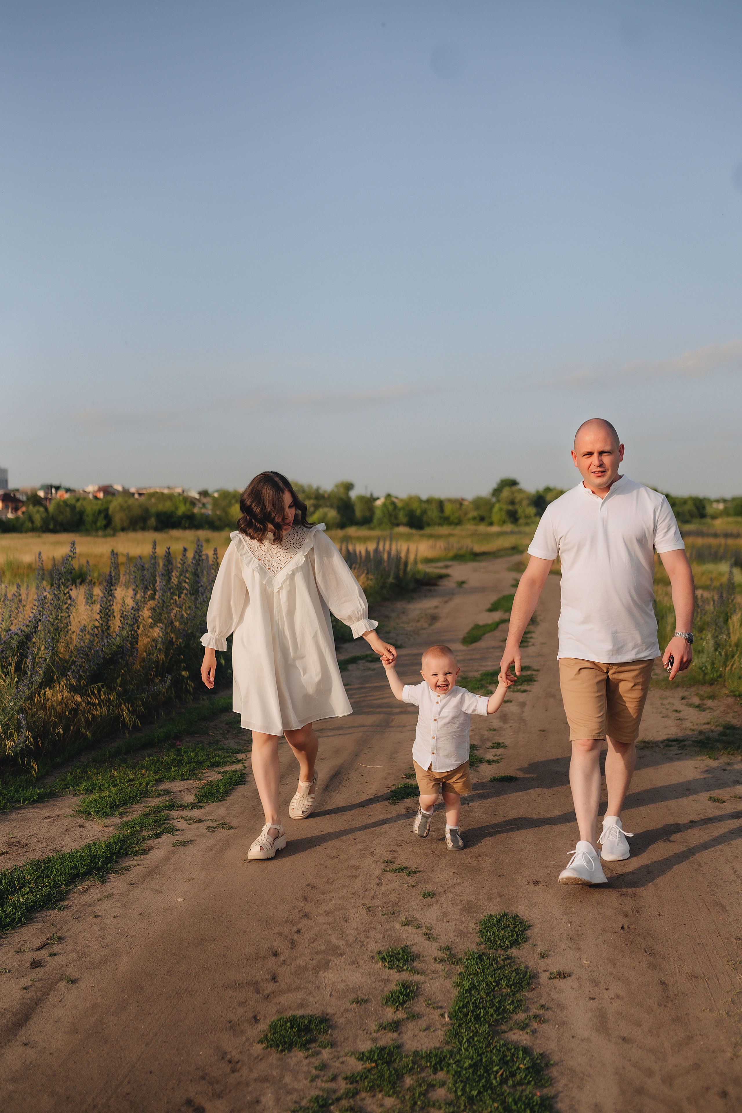 Семейная съемка на закате. Фотограф Карина Шмулёва. Воронеж и область