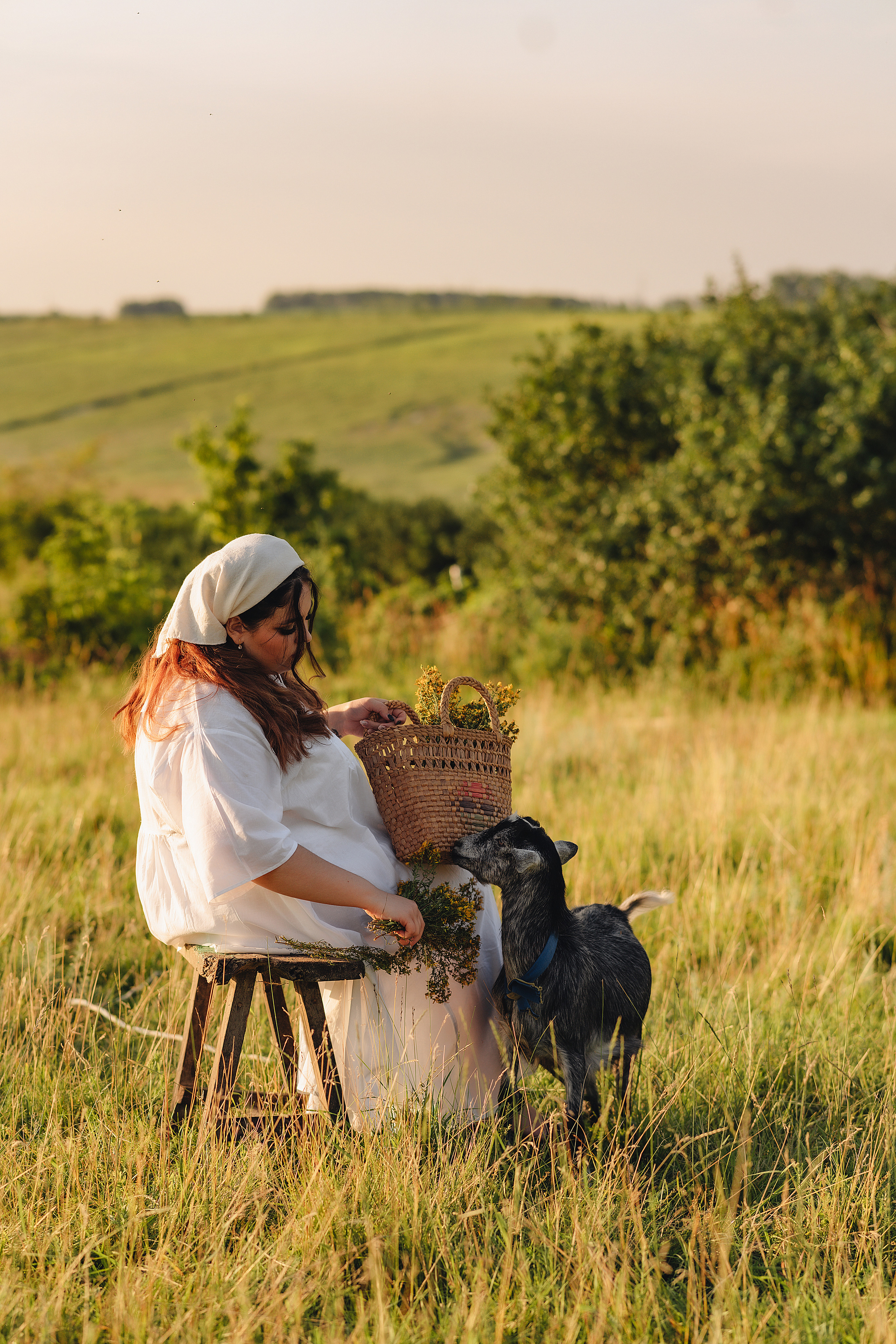 Надежда | Съемка в деревенском стиле. Фотограф Карина Шмулёва. Воронеж и область