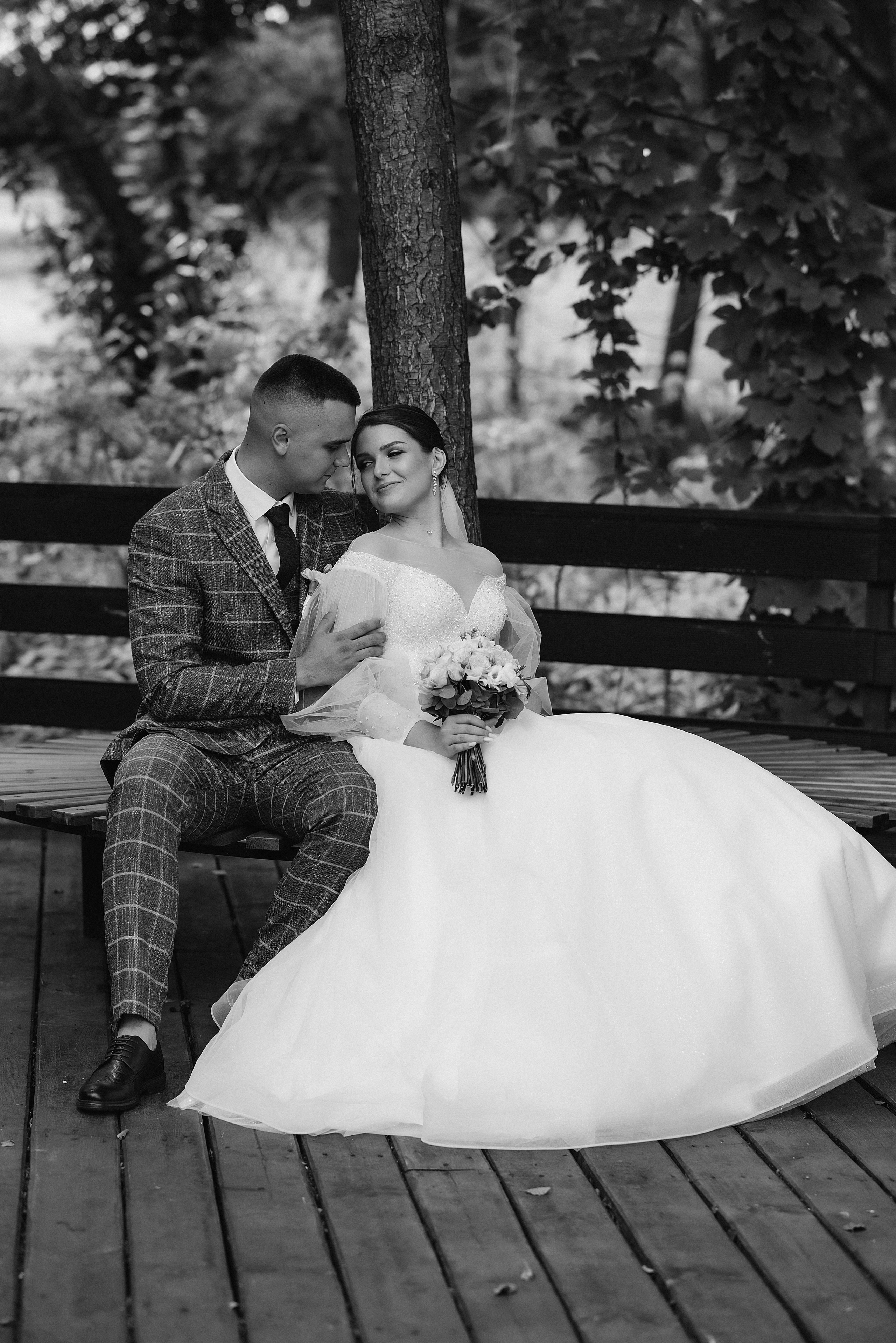 Ирина и Иван | Черно-белая серия. Фотограф Карина Шмулёва. Воронеж и область